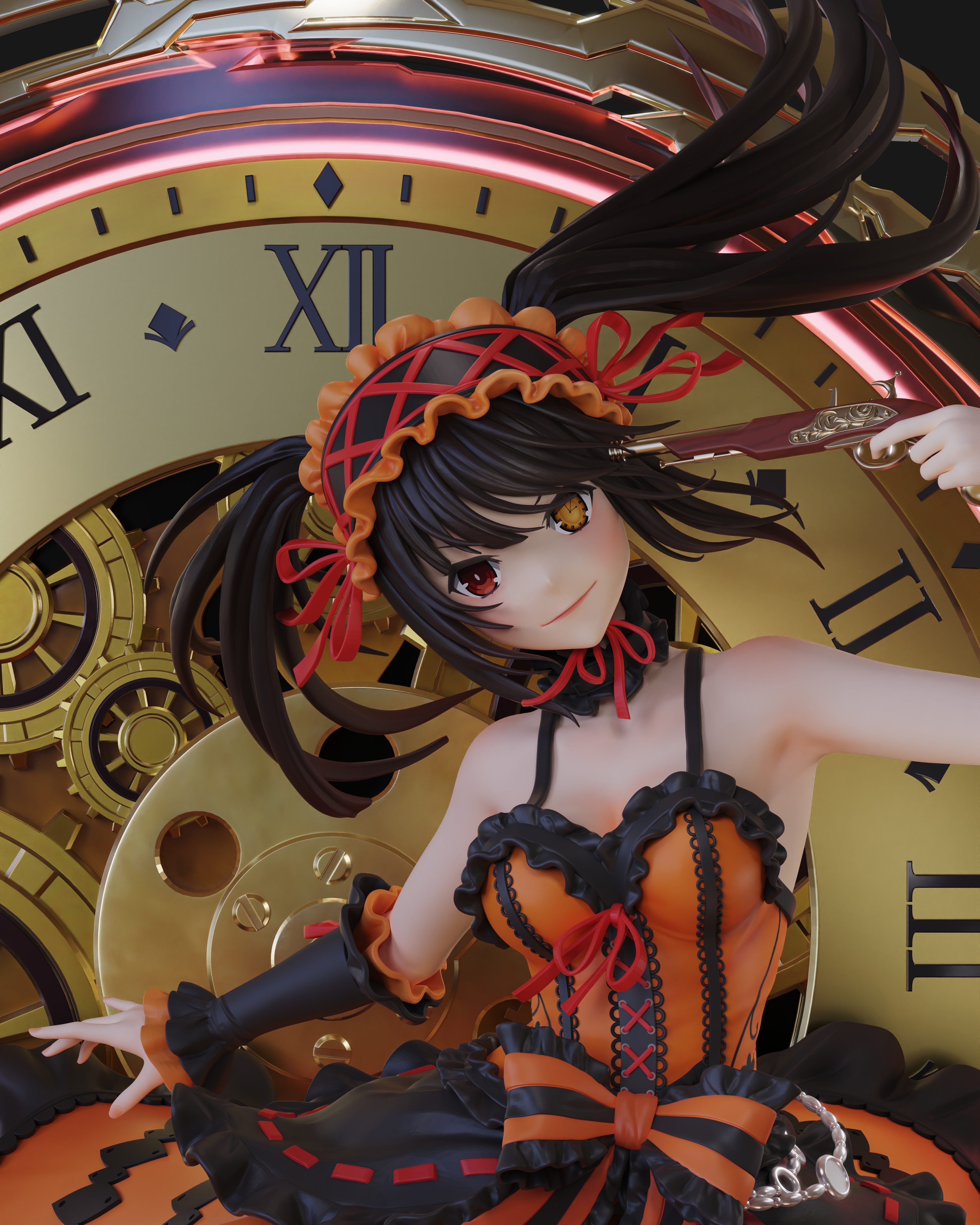 Miwu Studio - Date A Live Kurumi Tokisaki 1/6 Statue(GK) (Adult 18+)