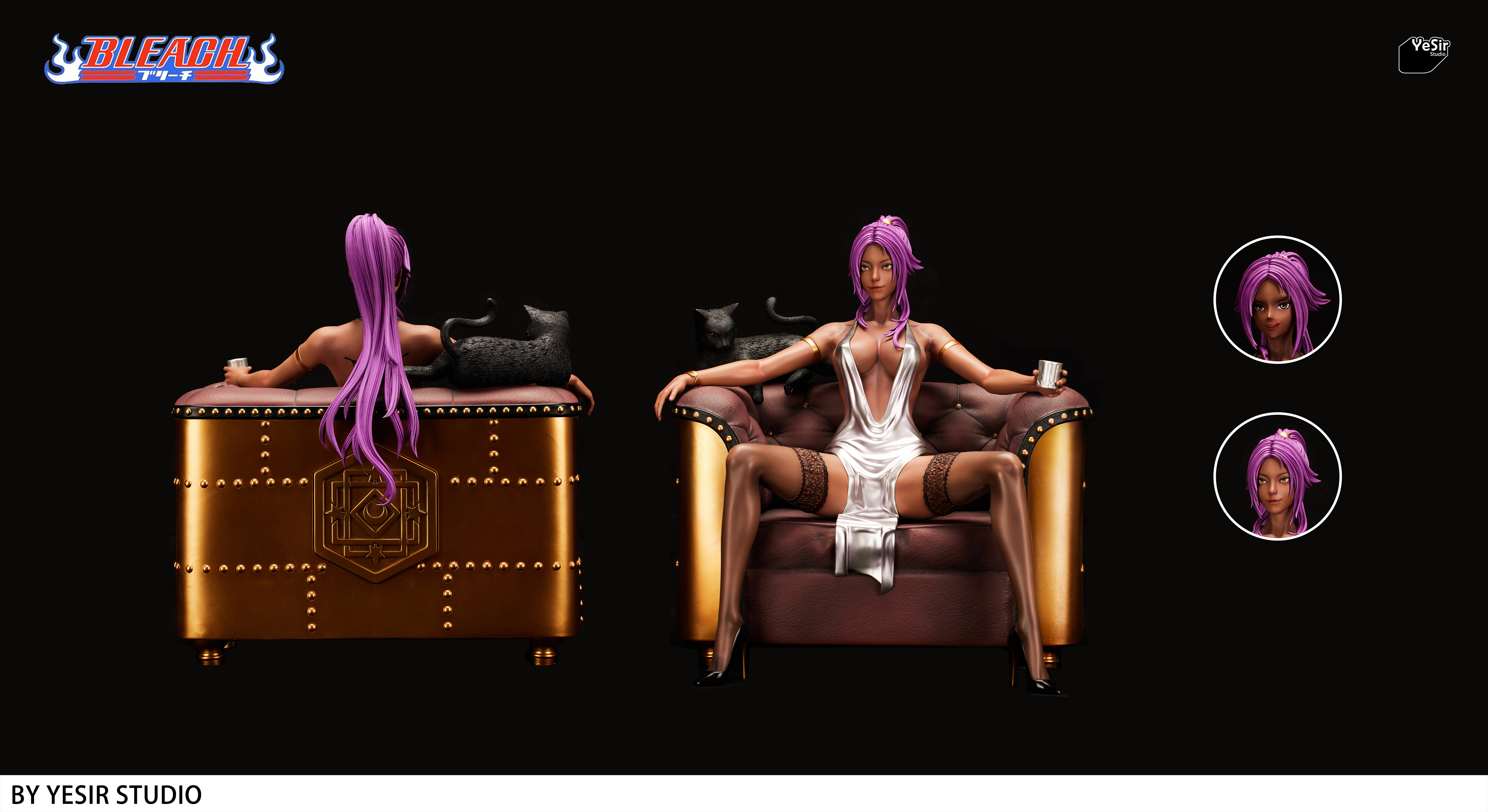 PRE-ORDER YeSir Studio - BLEACH Yoruichi Shihoin 1/4 Statue(GK) (Adult 18+)