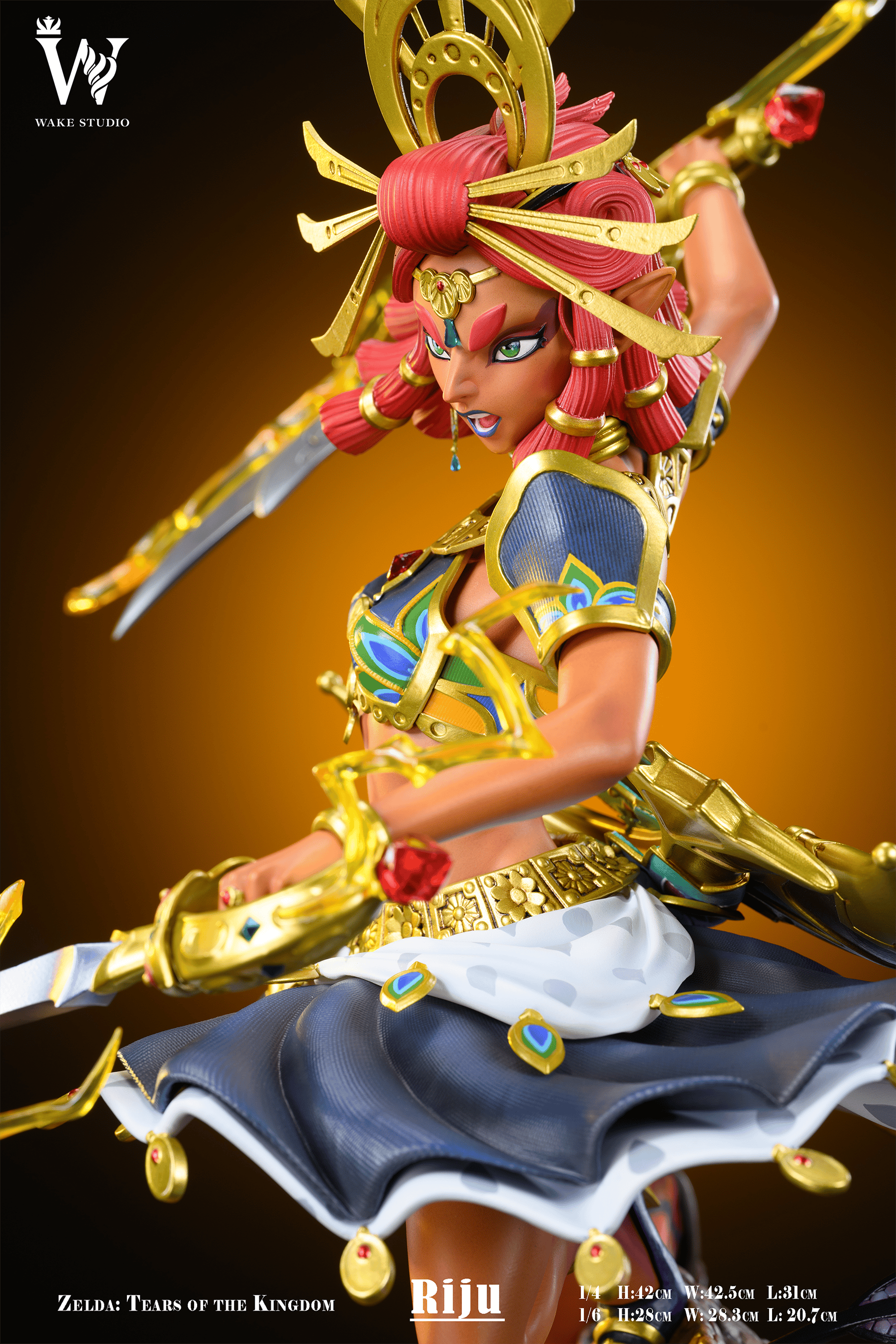 PRE-ORDER Wake studio - The Legend of Zeld Tears of the Kingdom Riju 1/4 & 1/6 Statue(GK)
