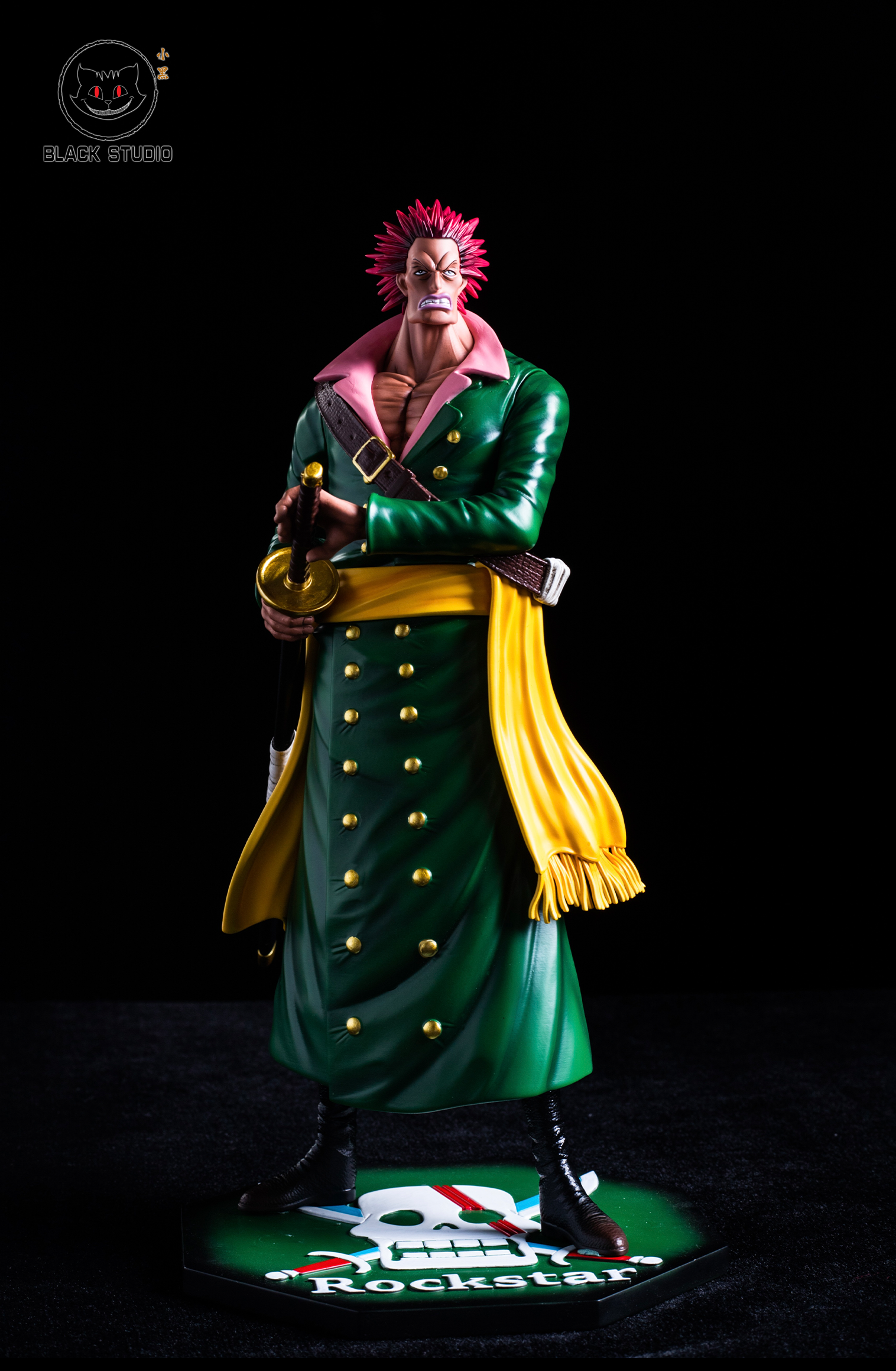 PRE-ORDER Black studio One Piece Red Hair Group 2.0 Bonk Punch & Rockstar & Monster Statue(GK)