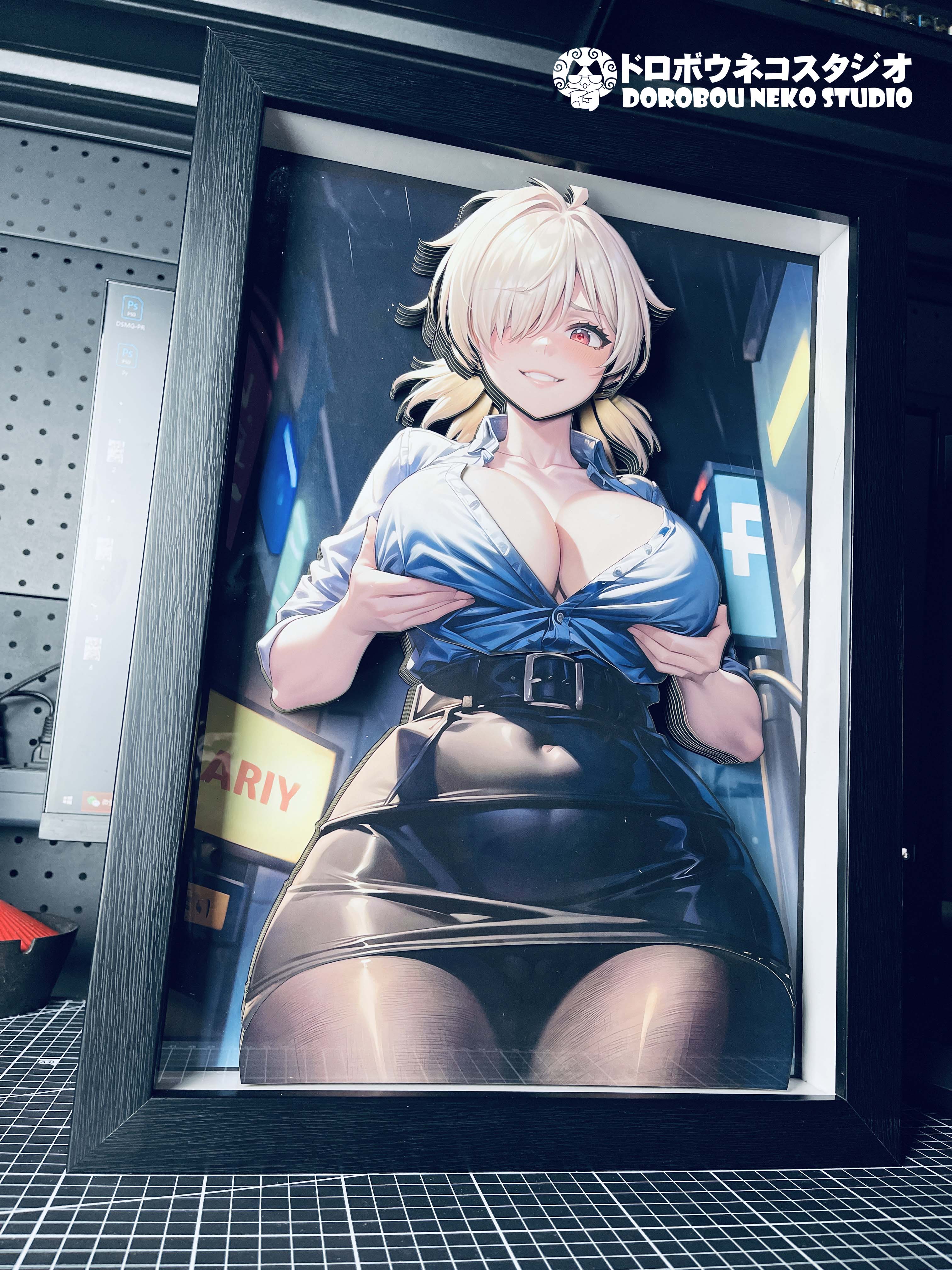 Dorobou Neko Studio - Hellsing Ultimate DSMG-061 Decorative Painting of Seras·Victoria Scene (Adult 18+)