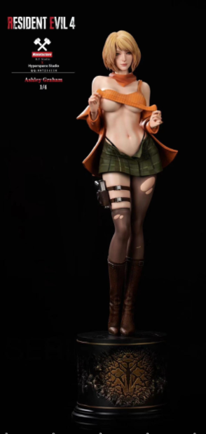 PRE-ORDER MF X Hyperspace Studio Resident Evil 4 Ashley Graham 1/4 Statue(GK) (Adult 18+)