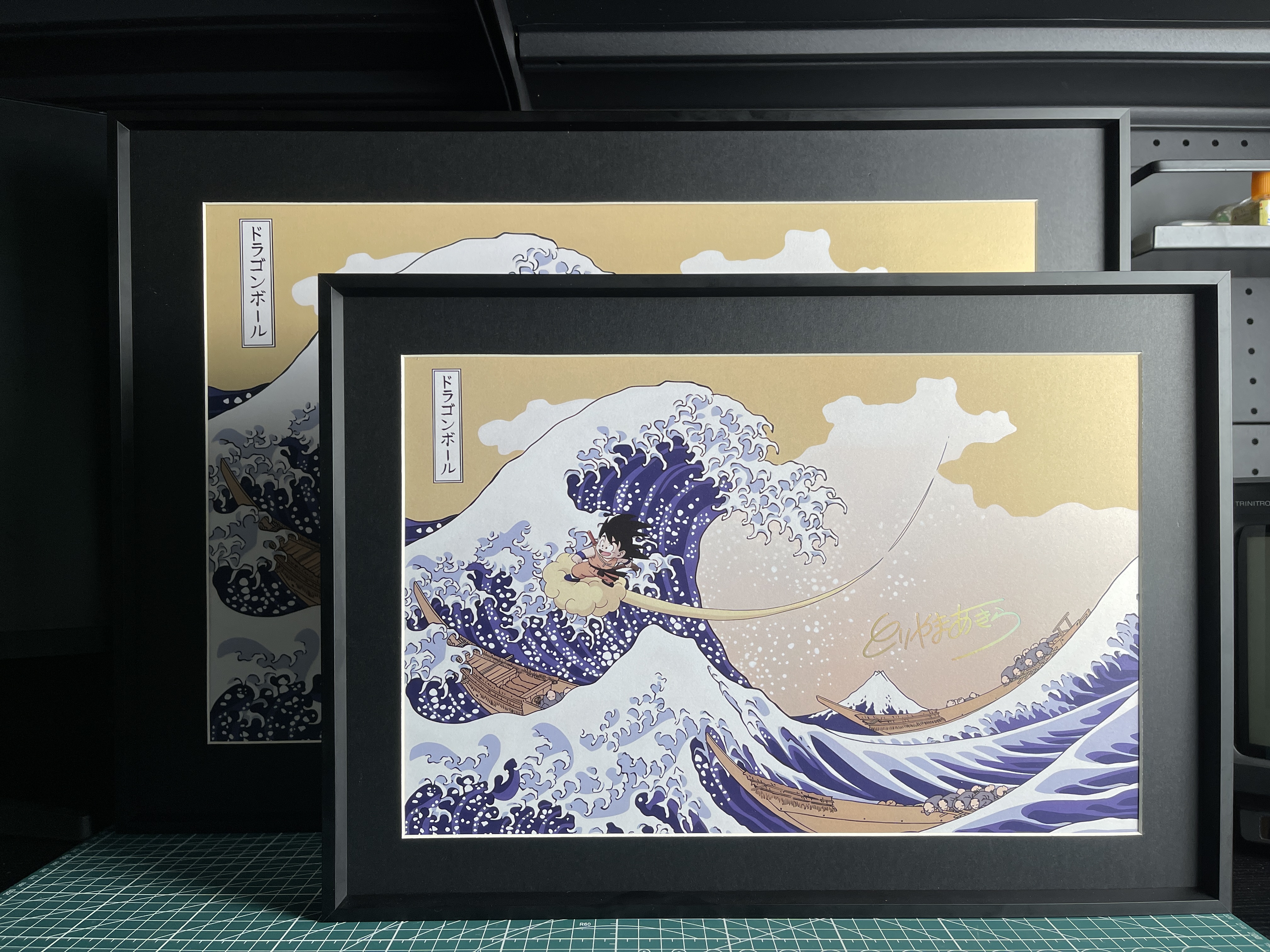 PRE-ORDER Drunky Monkey Crew Studio - Dragon Ball - A2 & A3 Size DMP-005 The Great Wave off Kanagawa Decorative Painting Scene