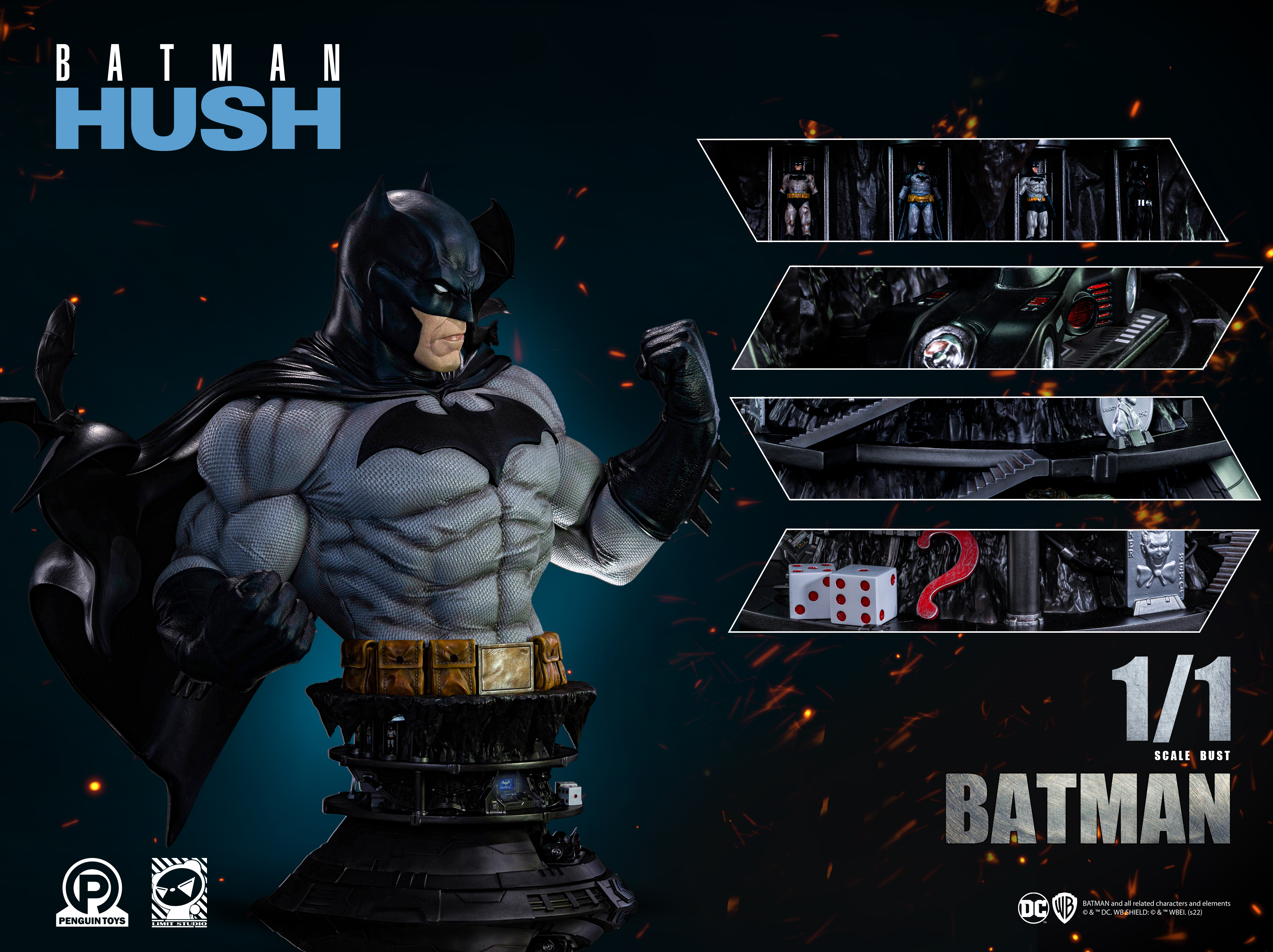 PRE-ORDER Limit Studio & Penguin Toys - The Batman HUSH 1/1 Statue(GK) Bust