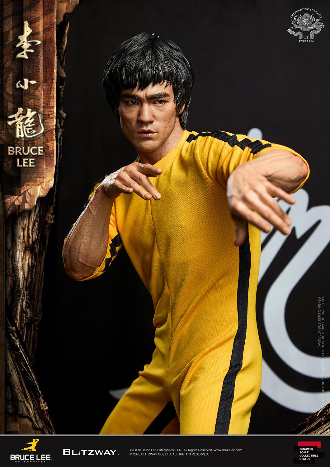 PRE-ORDER Blitzway Bruce Lee Tribute (50th Anniversary) Superb Scale BW-SS-21802 1/4 Statue(GK)