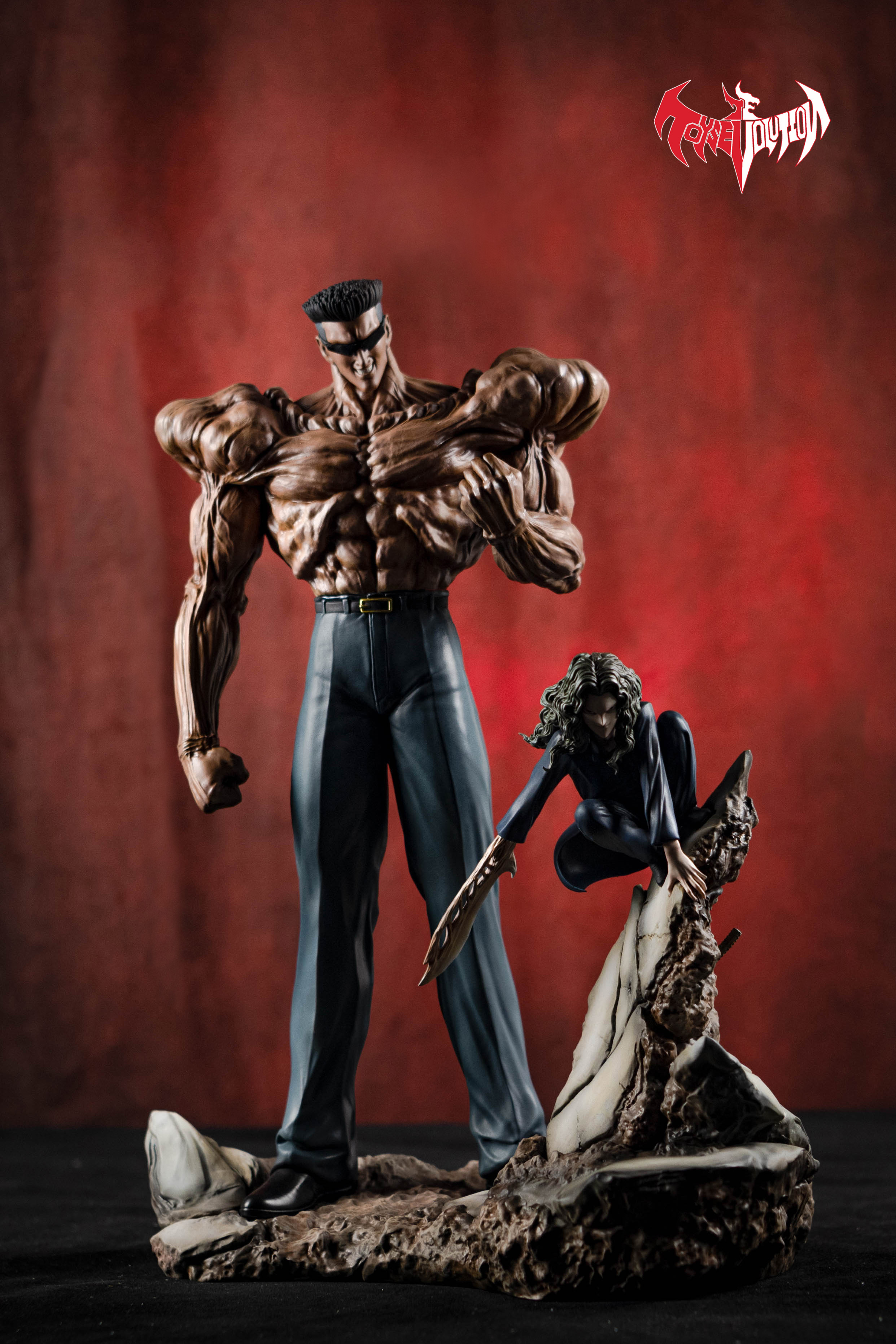 PRE-ORDER Toys Evolution - Yuyuhakusho - Kata nori Toguro brother 1/6 Statue(GK)