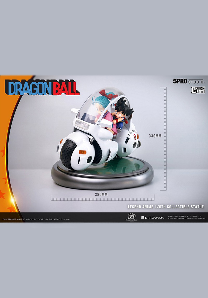 5PRO STUDIO × BLITZWAY 5PRO-LA-70201 1/6 ANIMATION STATUE《DRAGON BALLL (龍珠)》BULMA'S HOIPOI CAPSULE NO.9 BIKE