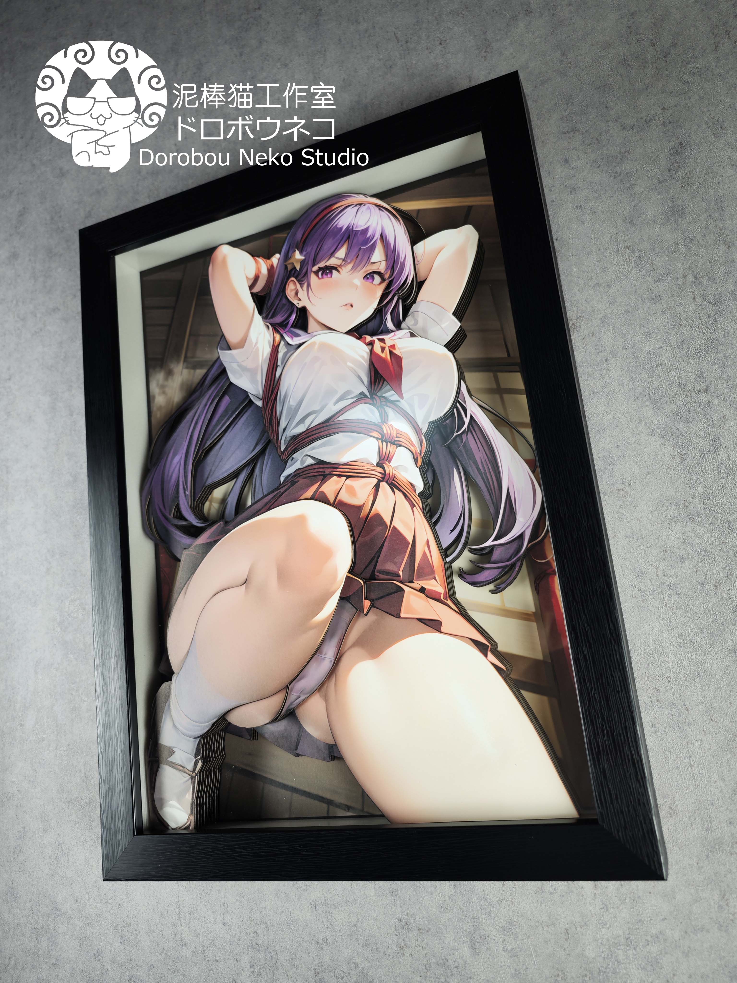 IN-STOCK Dorobou Neko Studio - The King of Fighters – DSMG-037 Athena Asamiya 3D Decorative Painting (Adult18+)