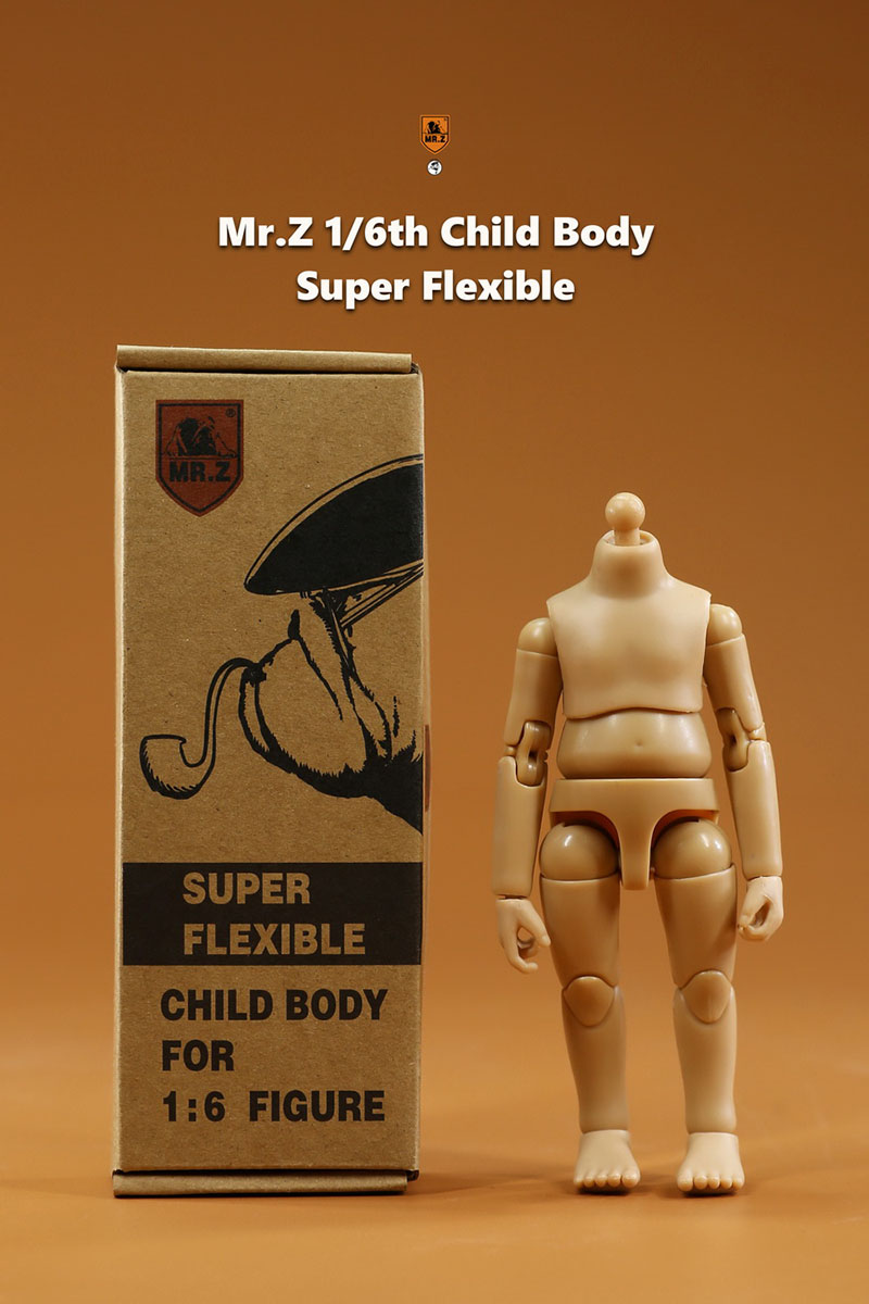 MR.Z 1/6 Child Body Kids Super Flexible 7'' Action Figure Body Doll Model Toys