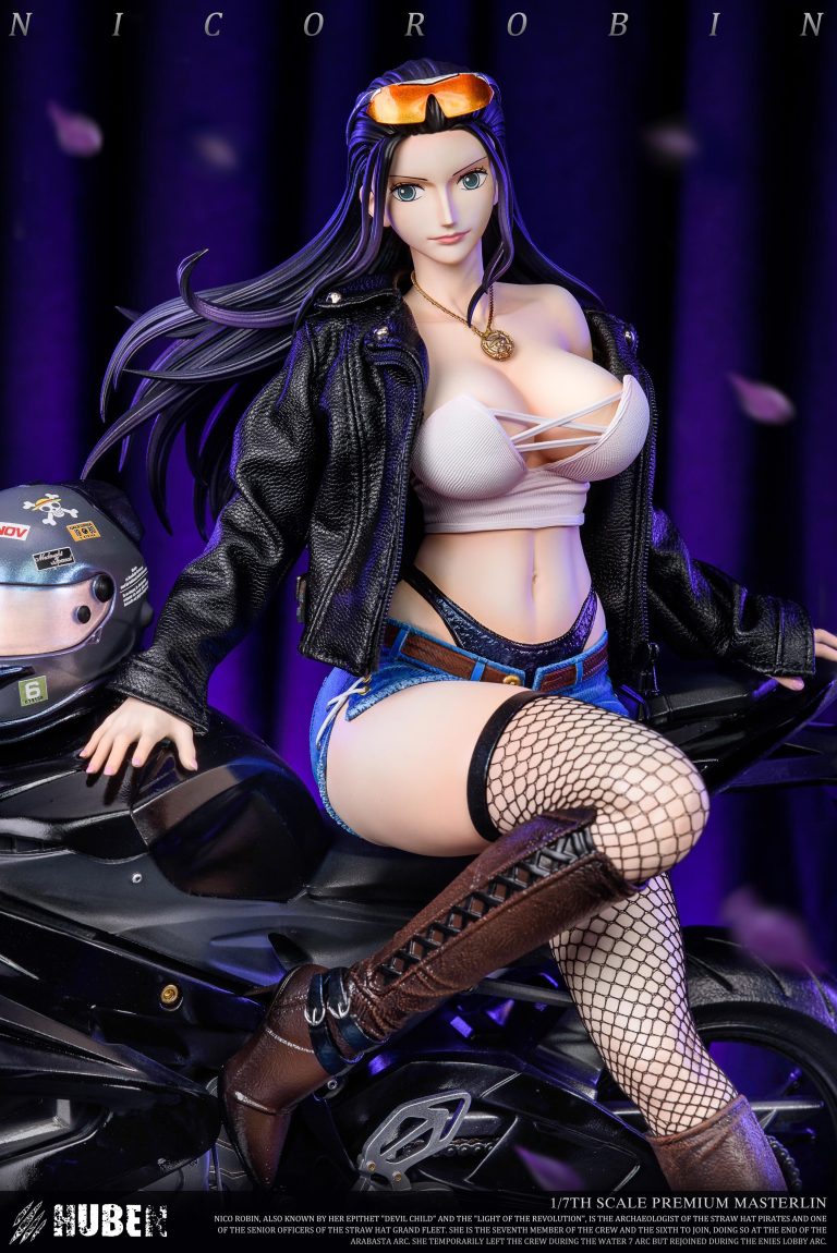 PRE-ORDER Hu Ben Studio - One Piece Motorcycle Girl 02 Nico Robin 1/7 Statue(GK) (Adult 18+)