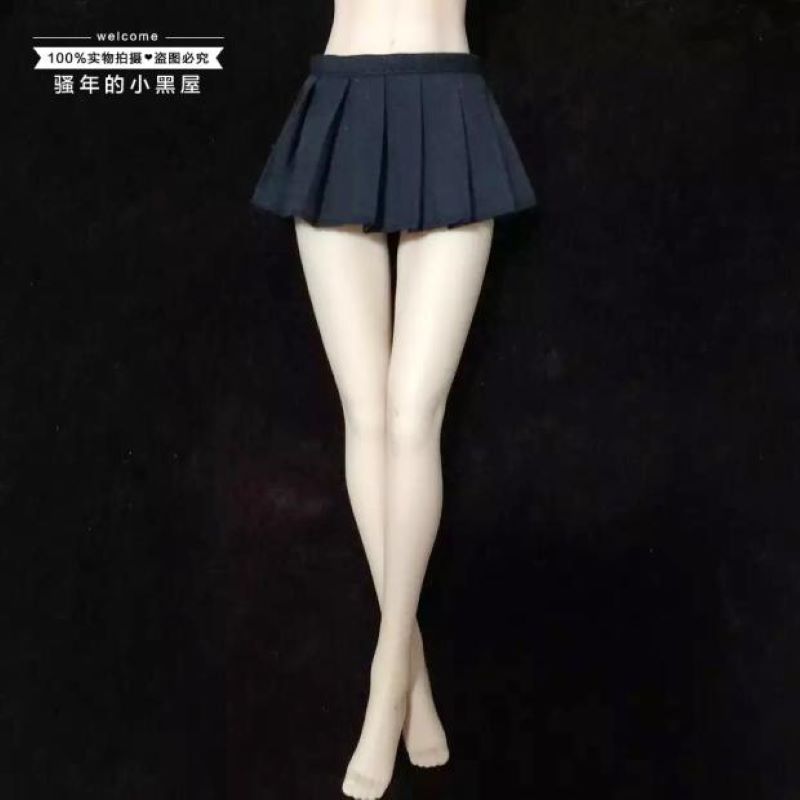 1/6 Female Student Skirt Short Skirt Pleated Skirt for 12 PH/LD/UD Action Figure