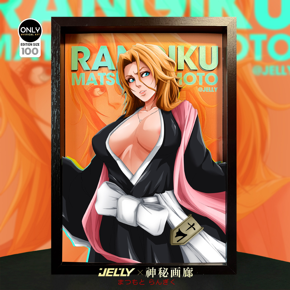 PRE-ORDER Mystical Art Studio - Bleach- Decorative Painting of Matsumoto Rangiku Painting Scene