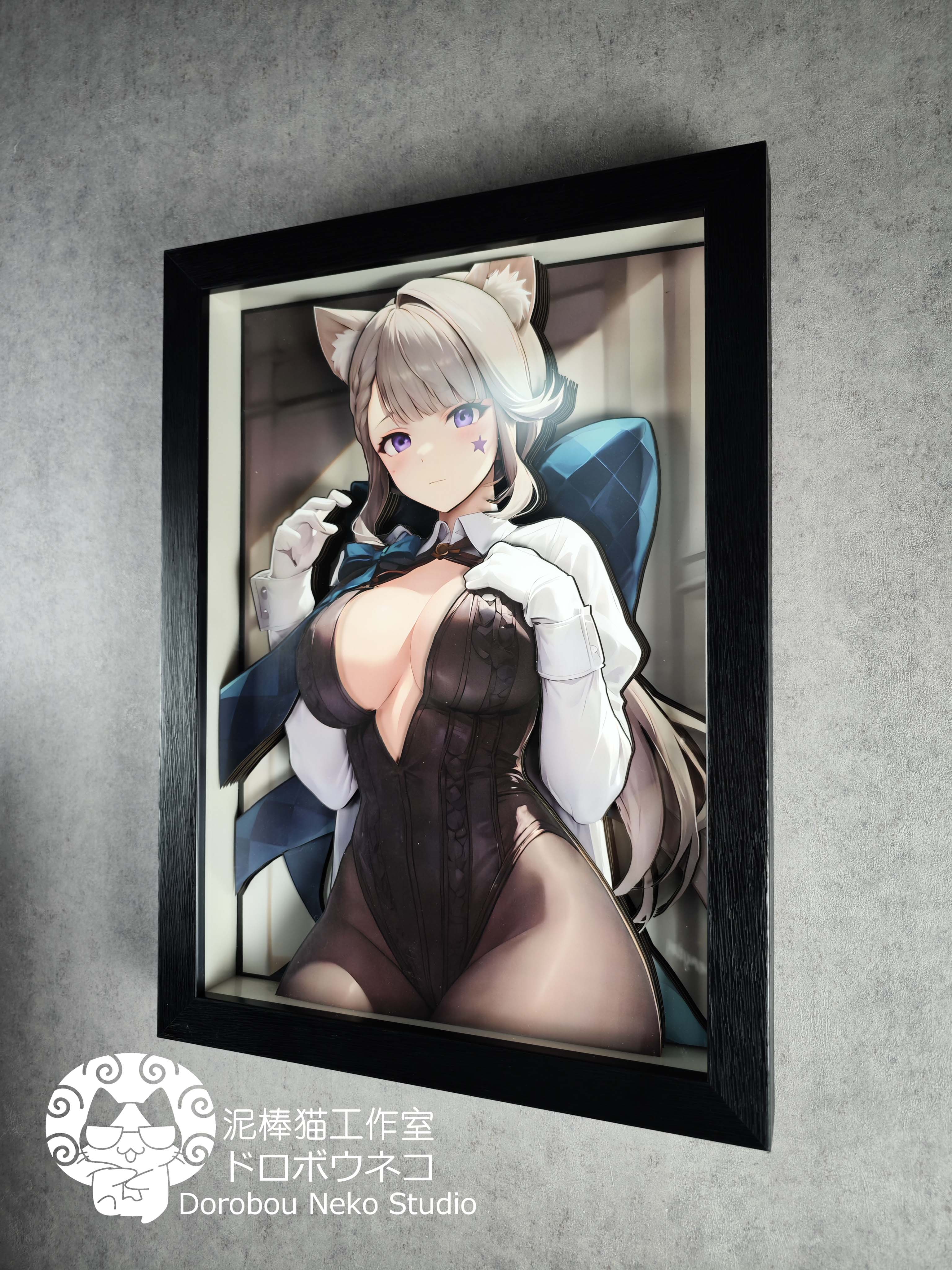 IN -STOCK Dorobou Neko Studio - Genshin Impact DSRL-018 Lynette 3D Decorative Painting Scene Adult 18+