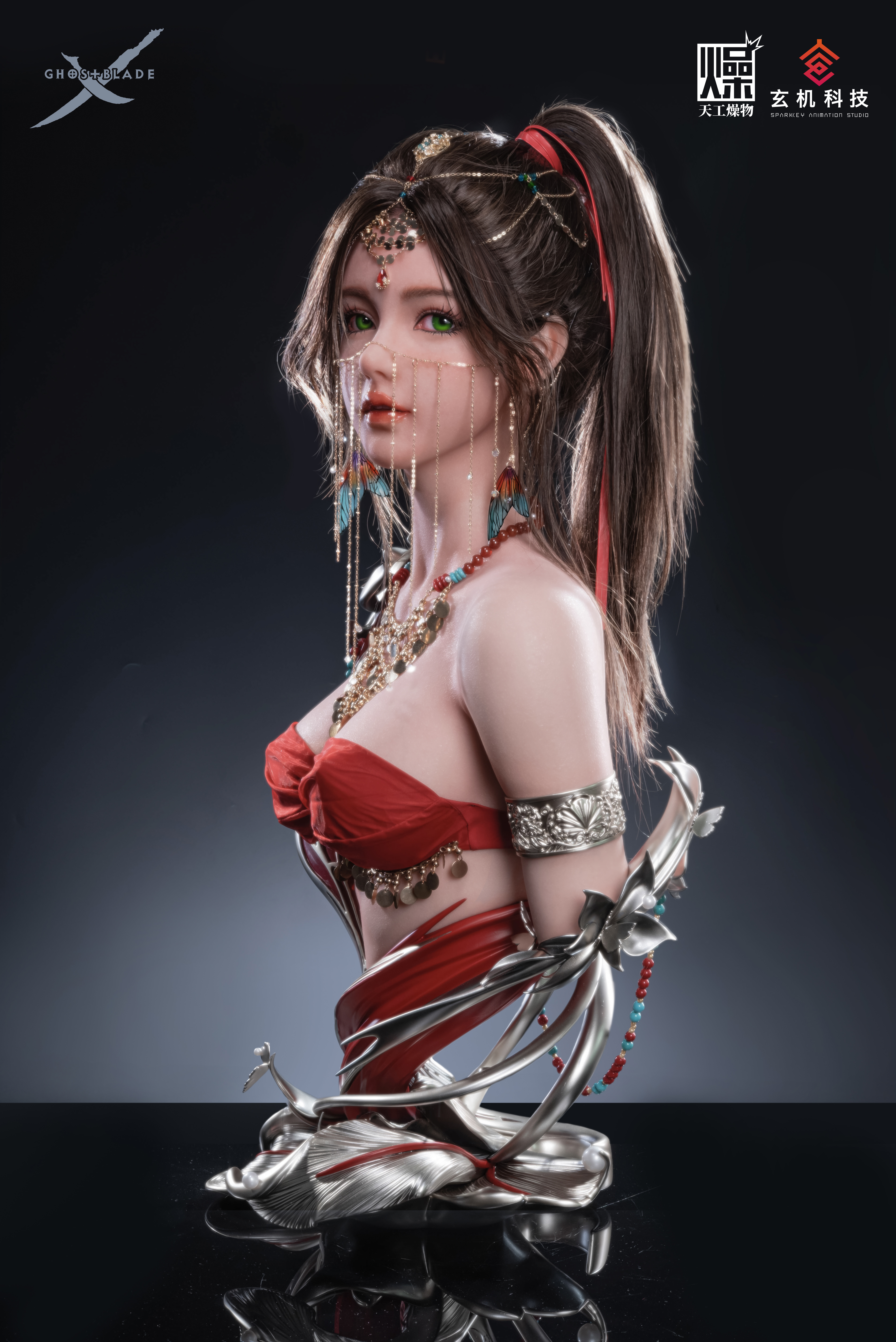 PRE-ORDER TGZW Studio & ManYou Studio - GhostBlade Lylian 1/1 & 1/2 Statue(GK) Bust