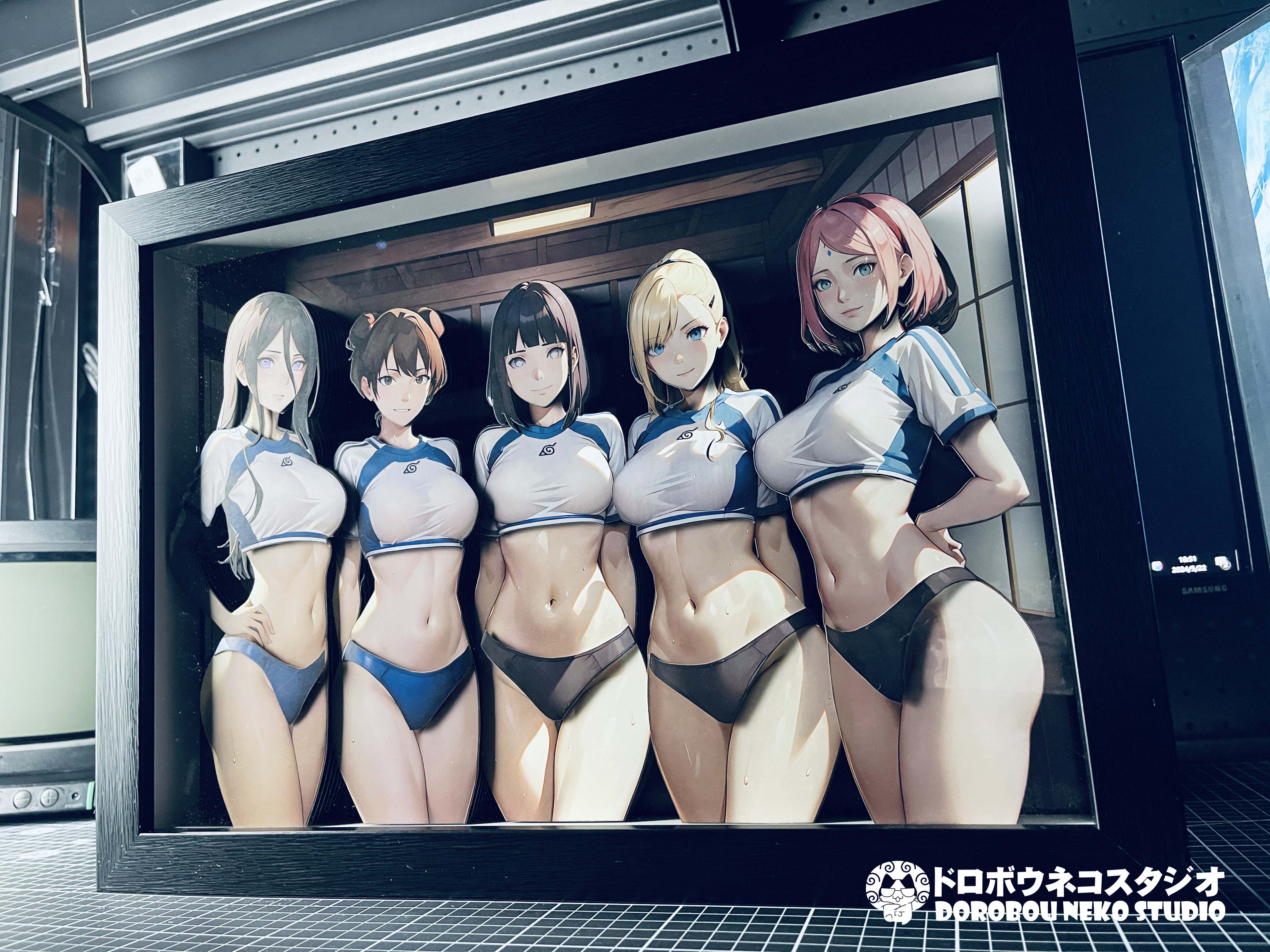 Dorobou Neko Studio-Naruto DSMP-001 Decorative Painting of Girls Scene (Adult 18+)