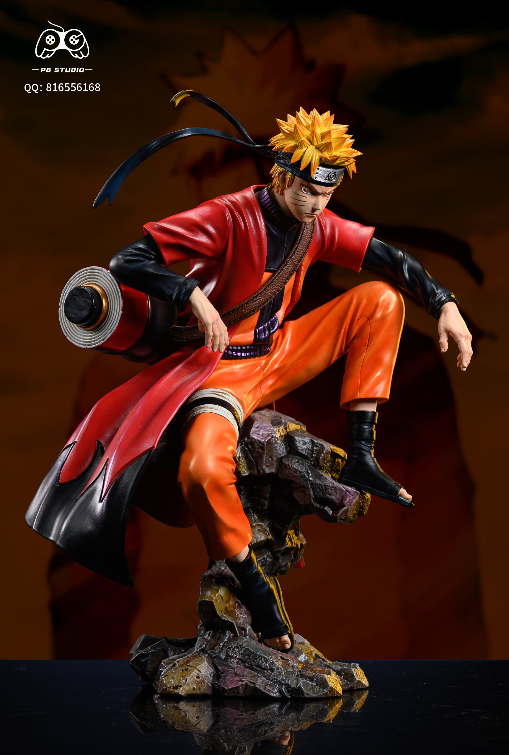 PRE-ORDER PG Studio - Naruto Sitting Pose Naruto & Sasuke 1/6 Statue(GK)