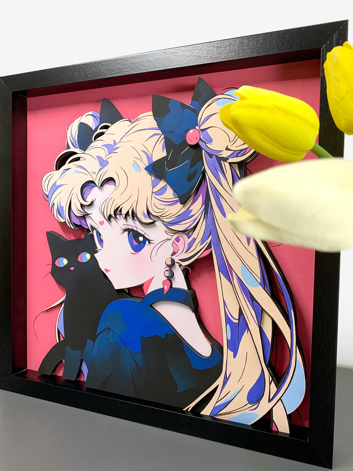 PRE-ORDER MOMO Studio - Sailor Moon - 3D Decorative Paint of Usagi Tsukino Scence