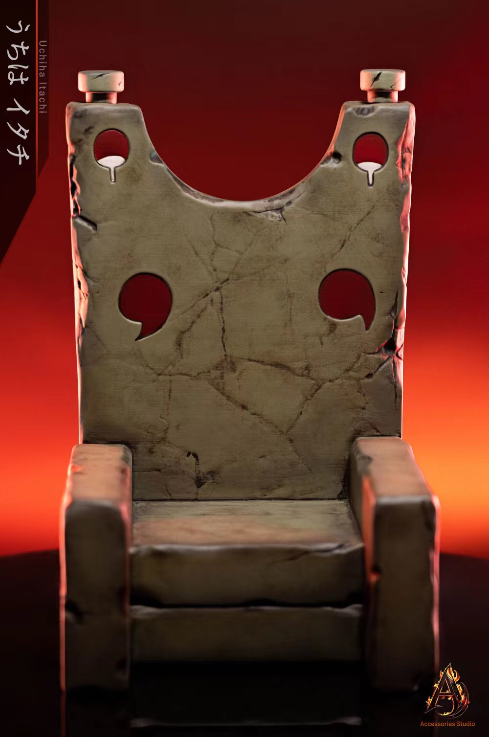 In-stock Accessories Studio NARUTO Uchiha Sasuke Throne platform Scene