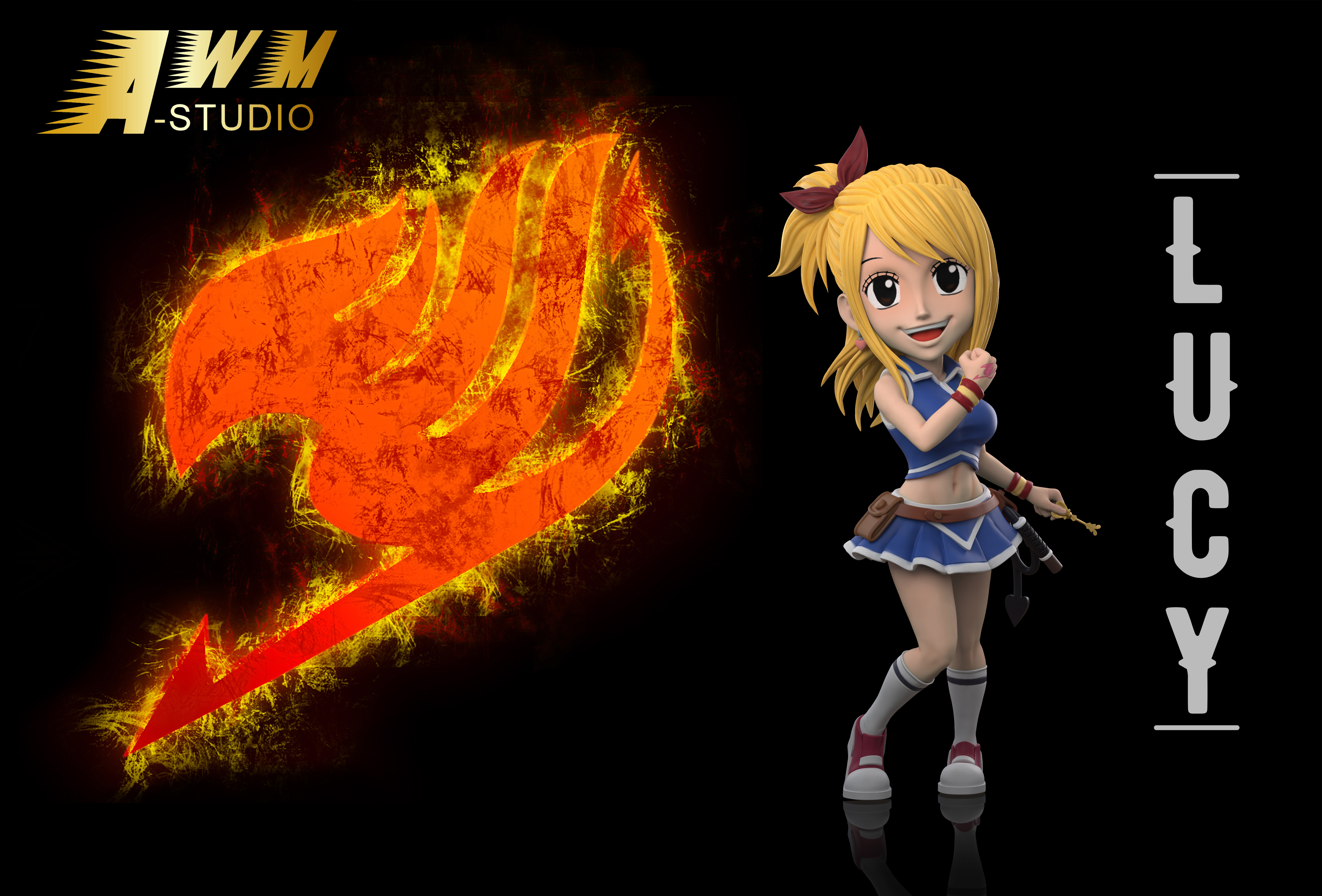 PRE-ORDER AWM STUDIO - Fairy Tail WCF Series resonance #2 Lucy Heartfilia WCF Statue(GK)