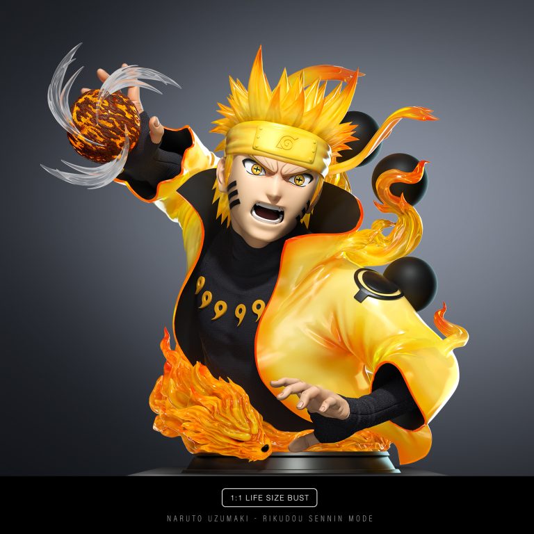 CHIKARA Studio - Naruto Uzumaki Naruto Rikudousennin Modo 1/1 Bust Statue(GK)