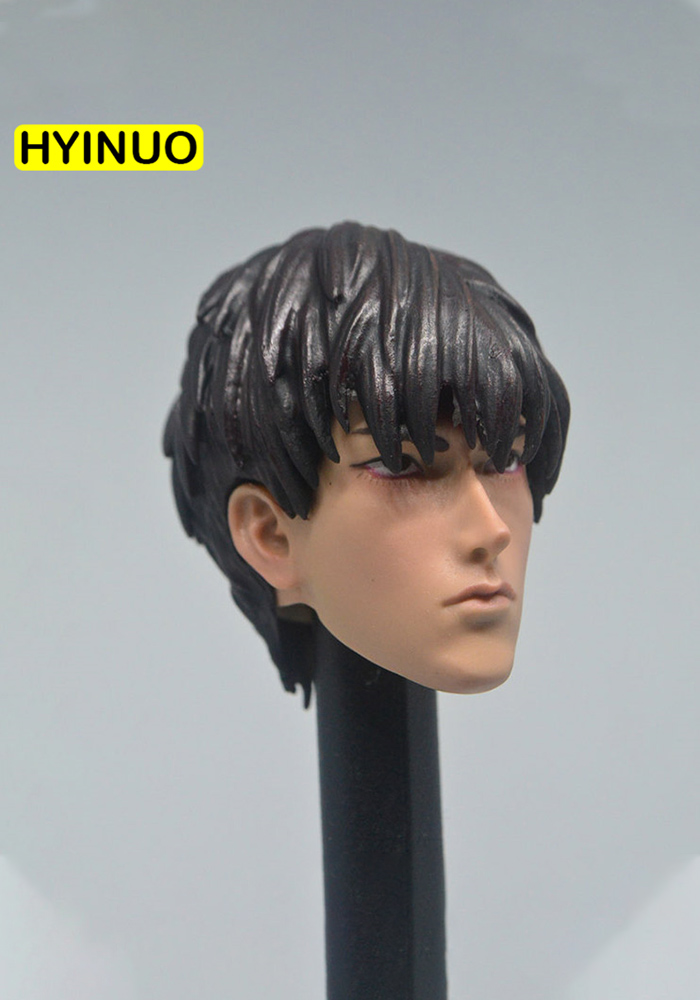 1/6Scale SLAM DUNK Strongest High School Student Shy Rukawa Kaede Rookie Hairstyle Head Sculpt Headplay f 12 HT Action Figure