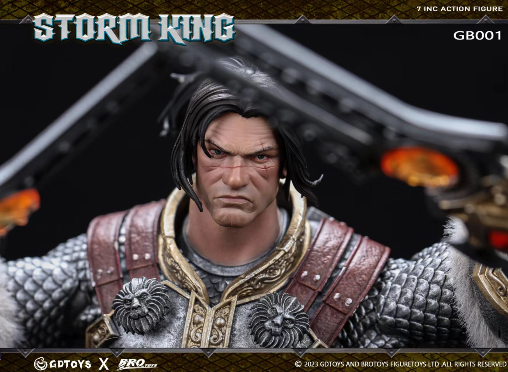 IN-STOCK GDTOYS X BROTOYS - INCH STORM KING GB001 1/12 Action Figure