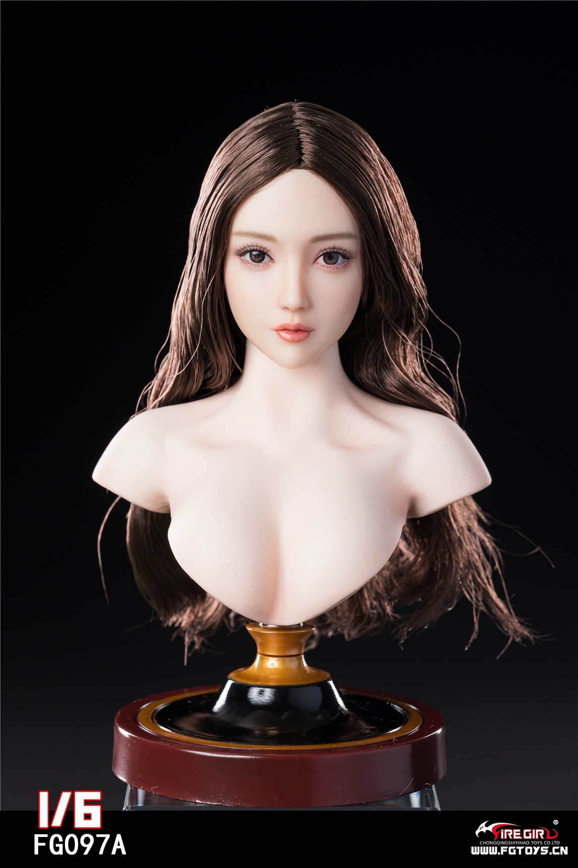 PRE-ORDER Fire Girl Toys - Asian Girl ( FG097A/B/C) 1/6 Head Sculpt Statue(GK)