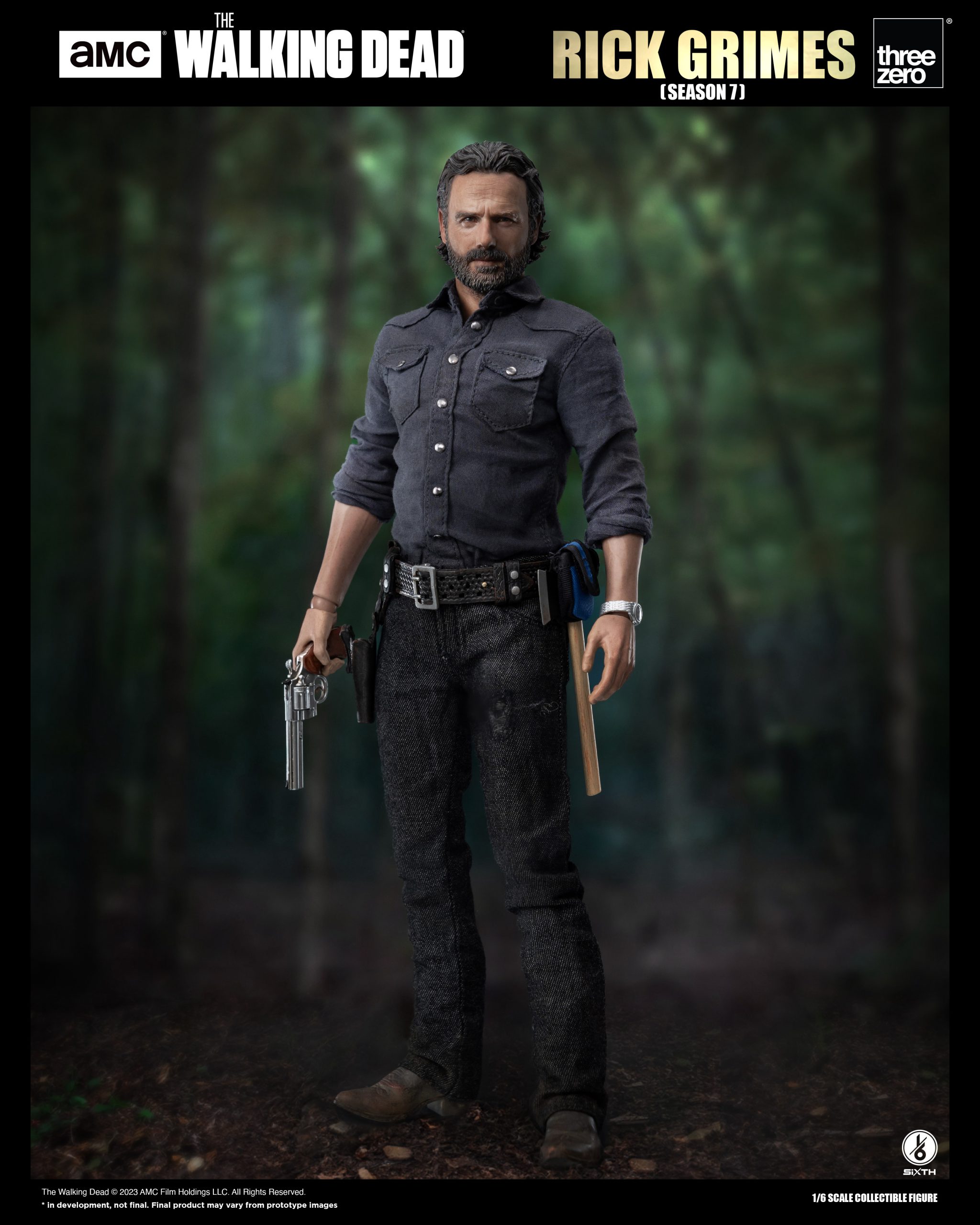 PRE-ORDER Threezero - The Walking Dead Dead RickGrimes 3Z05900W0 1/6 Action Figure