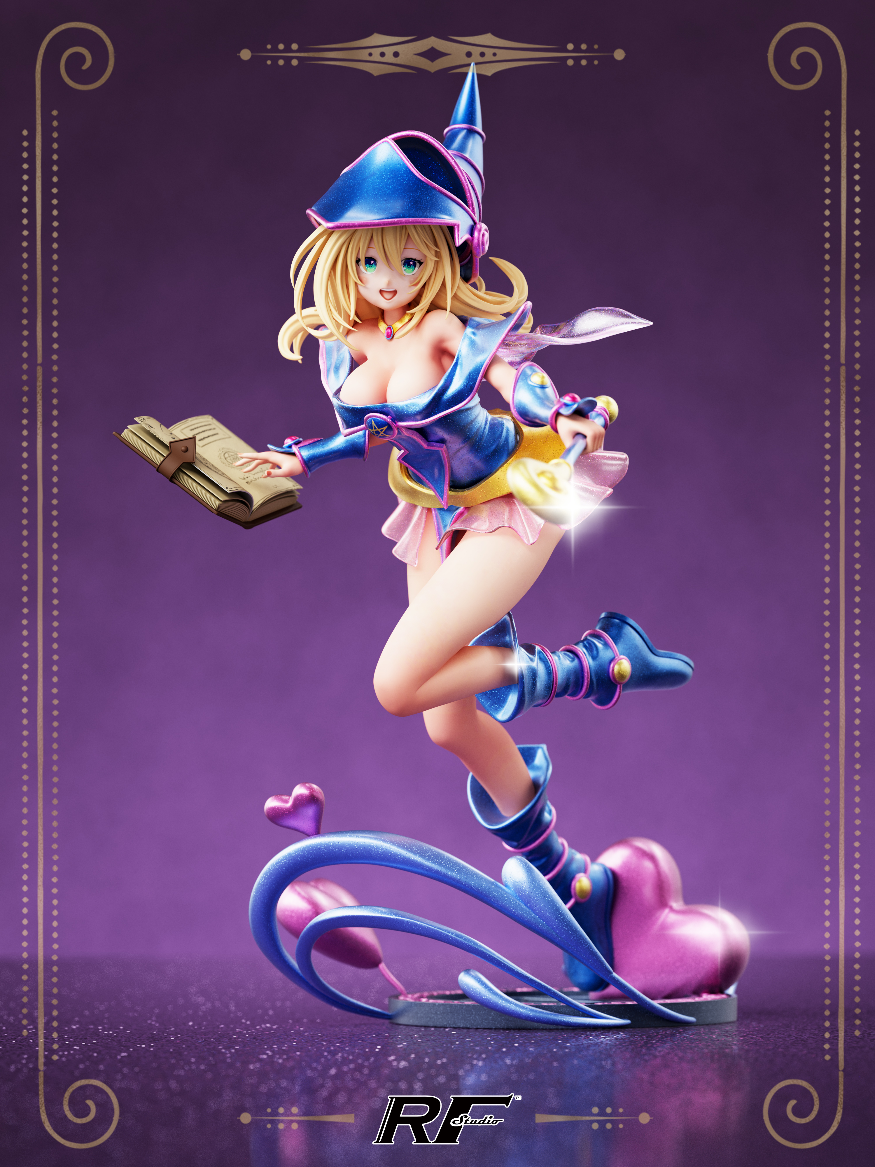 RF-studio- Yu-Gi-Oh Black Magician Girl 1/6 Statue(GK) (Adult 18+)