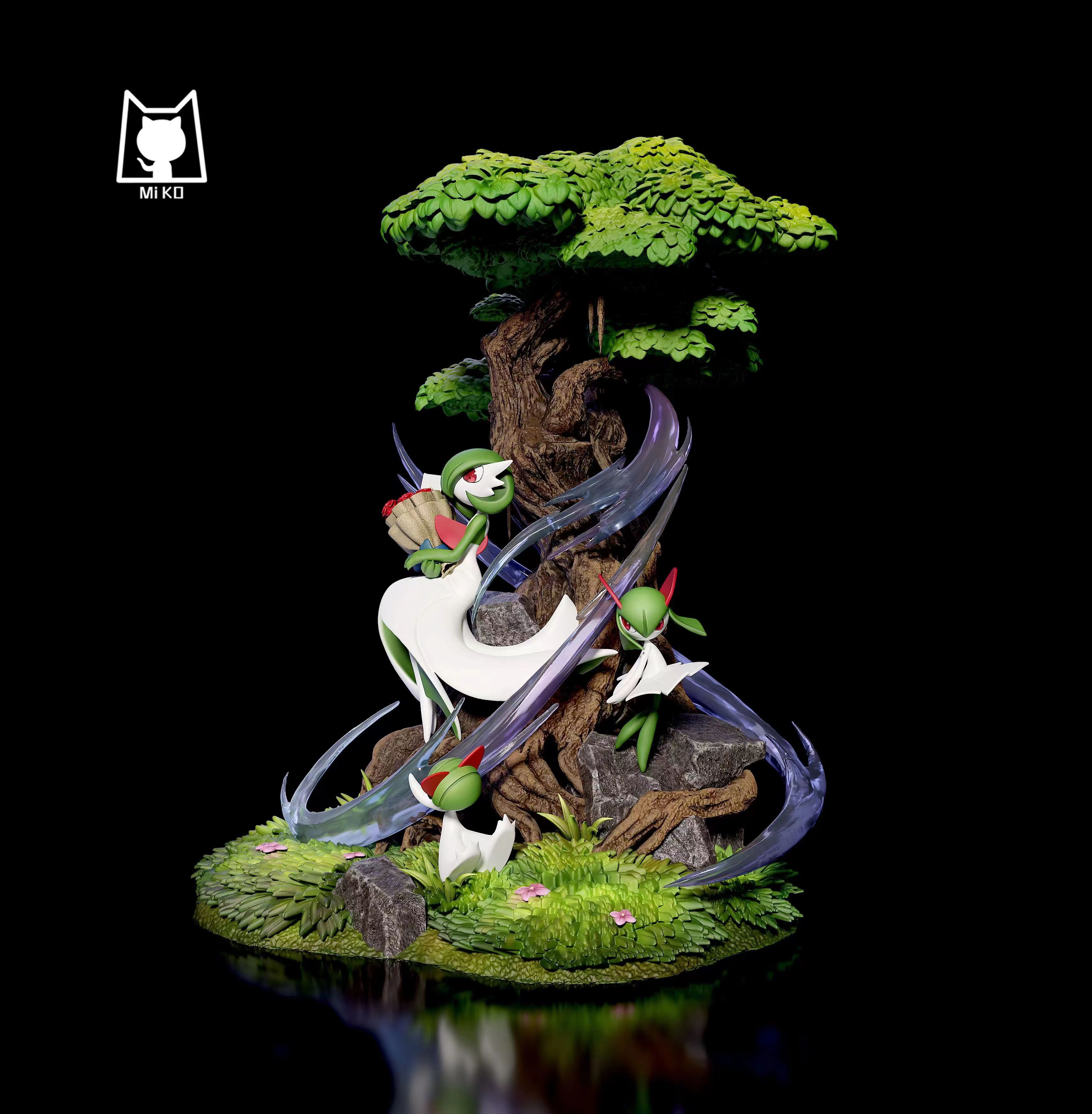 PRE-ORDER Miko Studio - Pokémon Gardevoir Evolution Group Statue(GK)