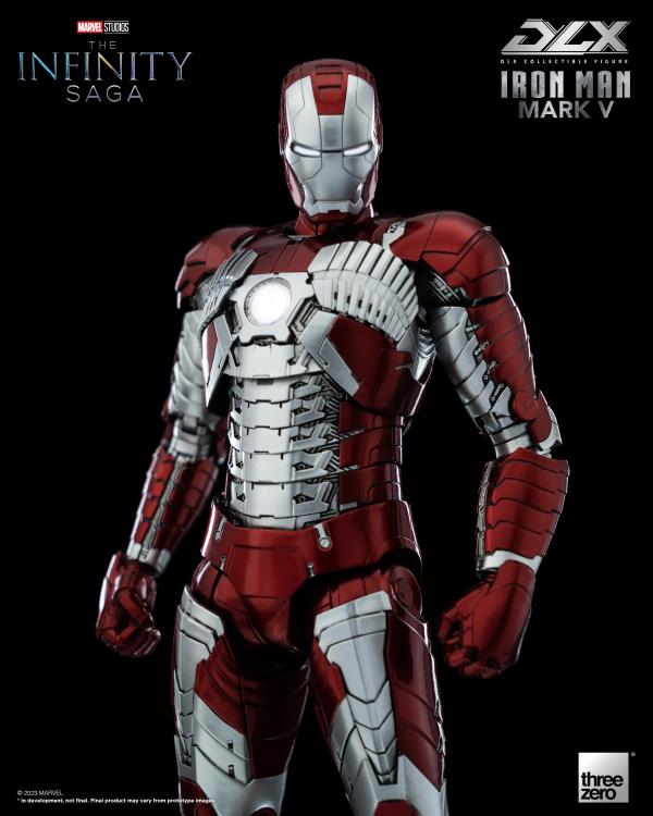 PRE-ORDER Threezero - Avengers: The Infinity Saga DLX Iron Man Mark V 3Z02540C0 1/12 Scale Action Figure