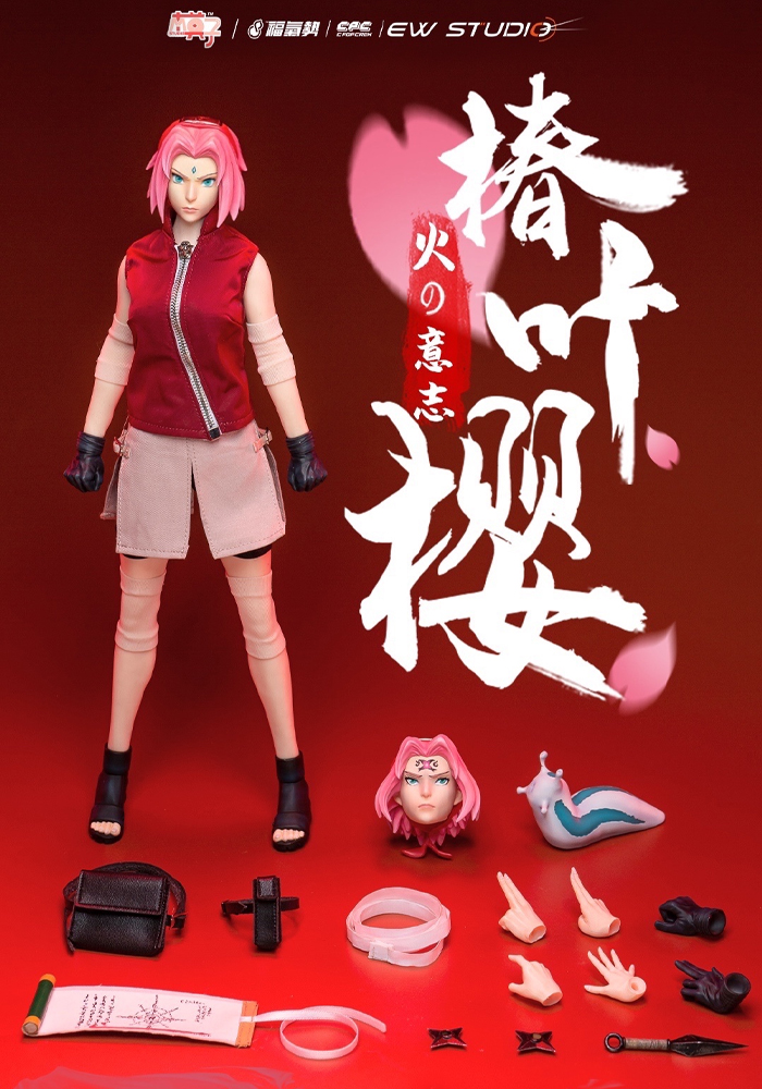 【IN STOCK】Moz Studio MSAF003 Naruto Sakura 1/6 Scale Action Figure Medical Ninja