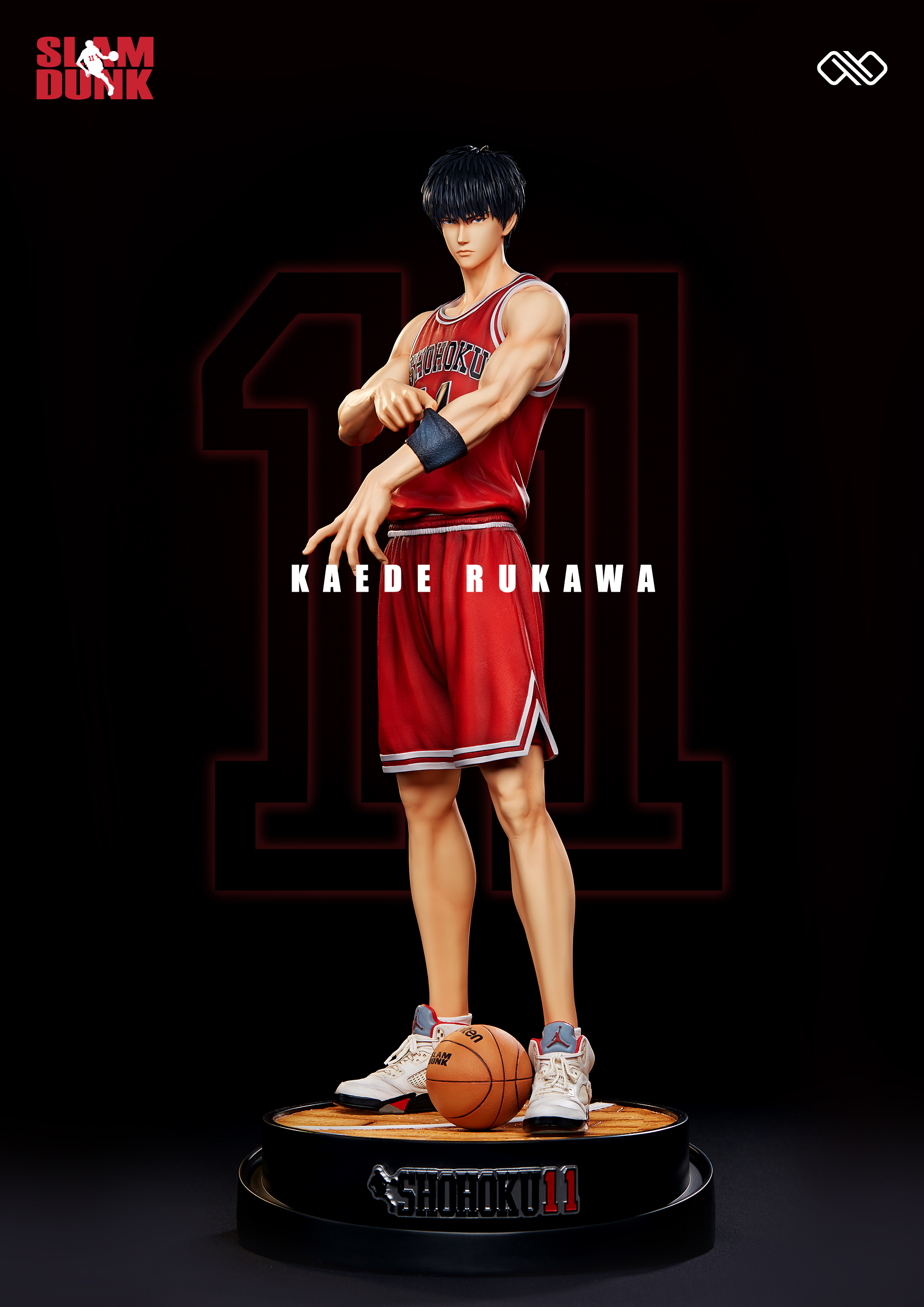 PRE-ORDER Unlimited Studio SLAM DUNK Kaede Rukawa 1/4 & 1/6 Scale Statue (GK)