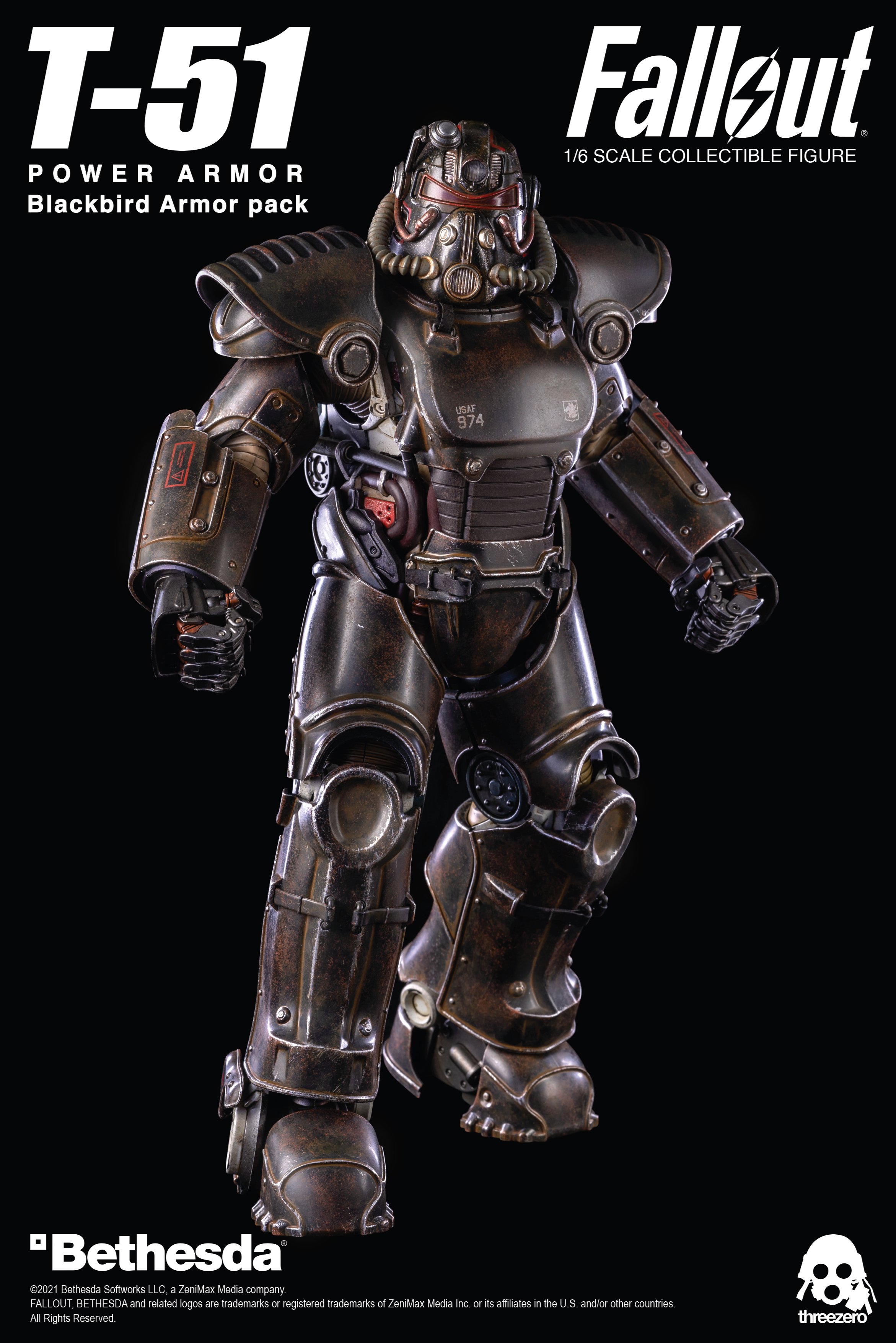 ThreeZero Fallout - T51 Blackbird Power Armor 1/6 Scale Accessory Set