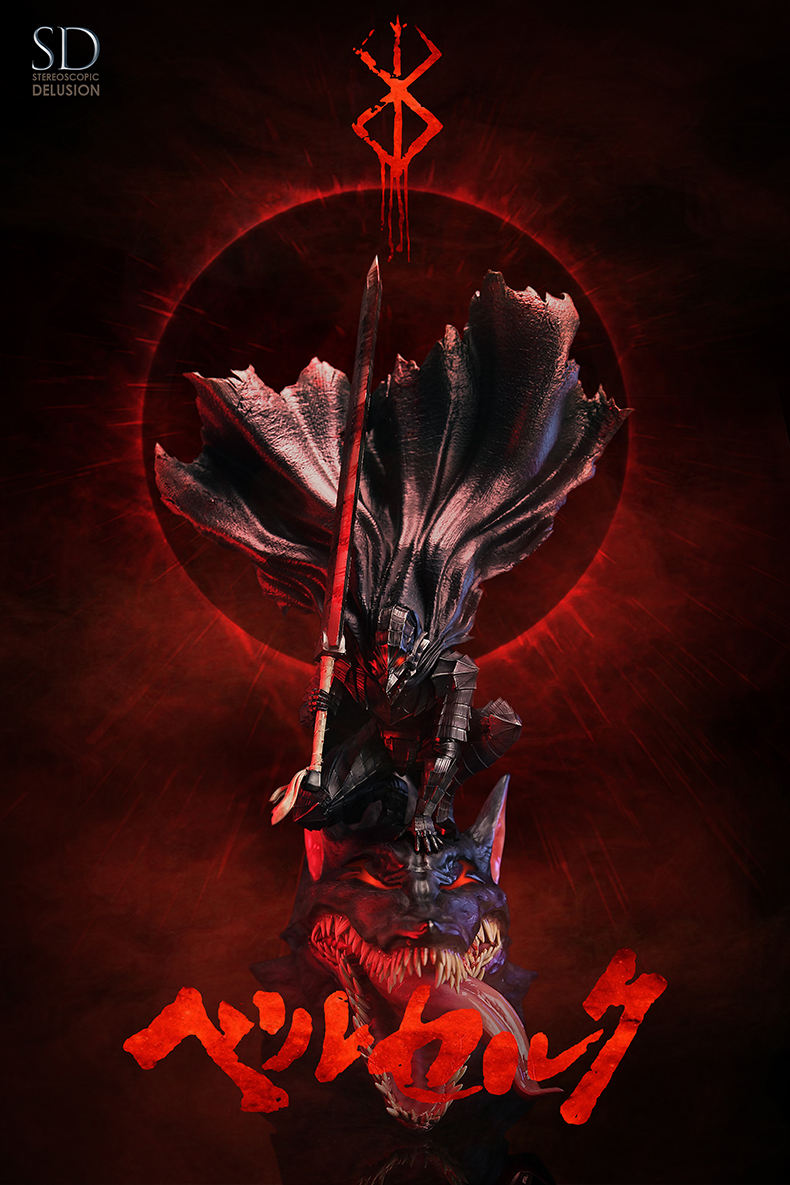 PRE-ORDER STEREOSCOPIC DELUSION STUDIO BERSERK BERSERKER ARMOUR GUTS 1/6 Statue(GK)