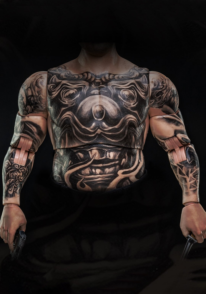 【IN-Stock】 FIGURERICH ATM01 Plump Gangster 1/6 Action Figure Body - Standard/Tattoo Ver.