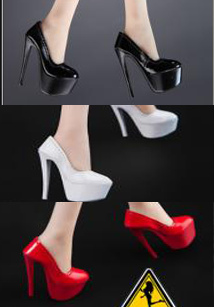 FLIRTY GIRL 1/6 FGC2018-4 WHITE FGC2018-5 BLACK FGC2018-6 RED FGC2018-7 WHITE FGC2018-8 BLACK FGC2018-9 RED High Heels Boots