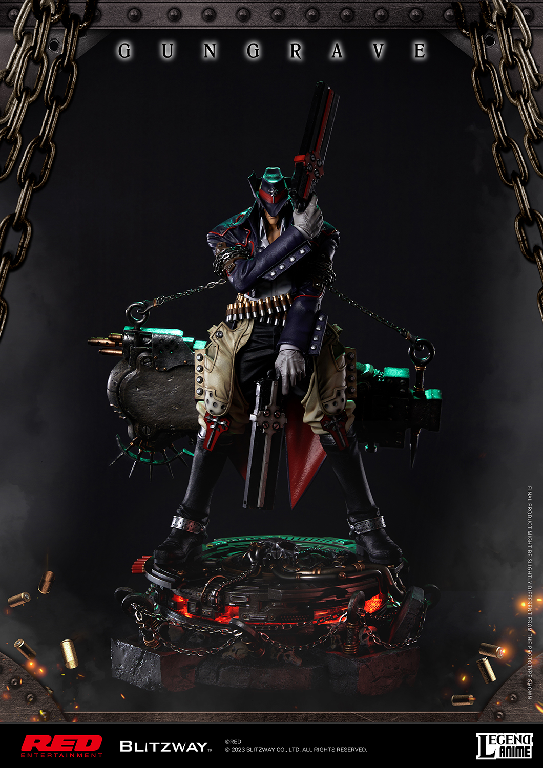 PRE-ORDER BLITZWAY Studio Gungrave Licensor Red Entertainment (BW-LA-70901) 1/4 Action Figure