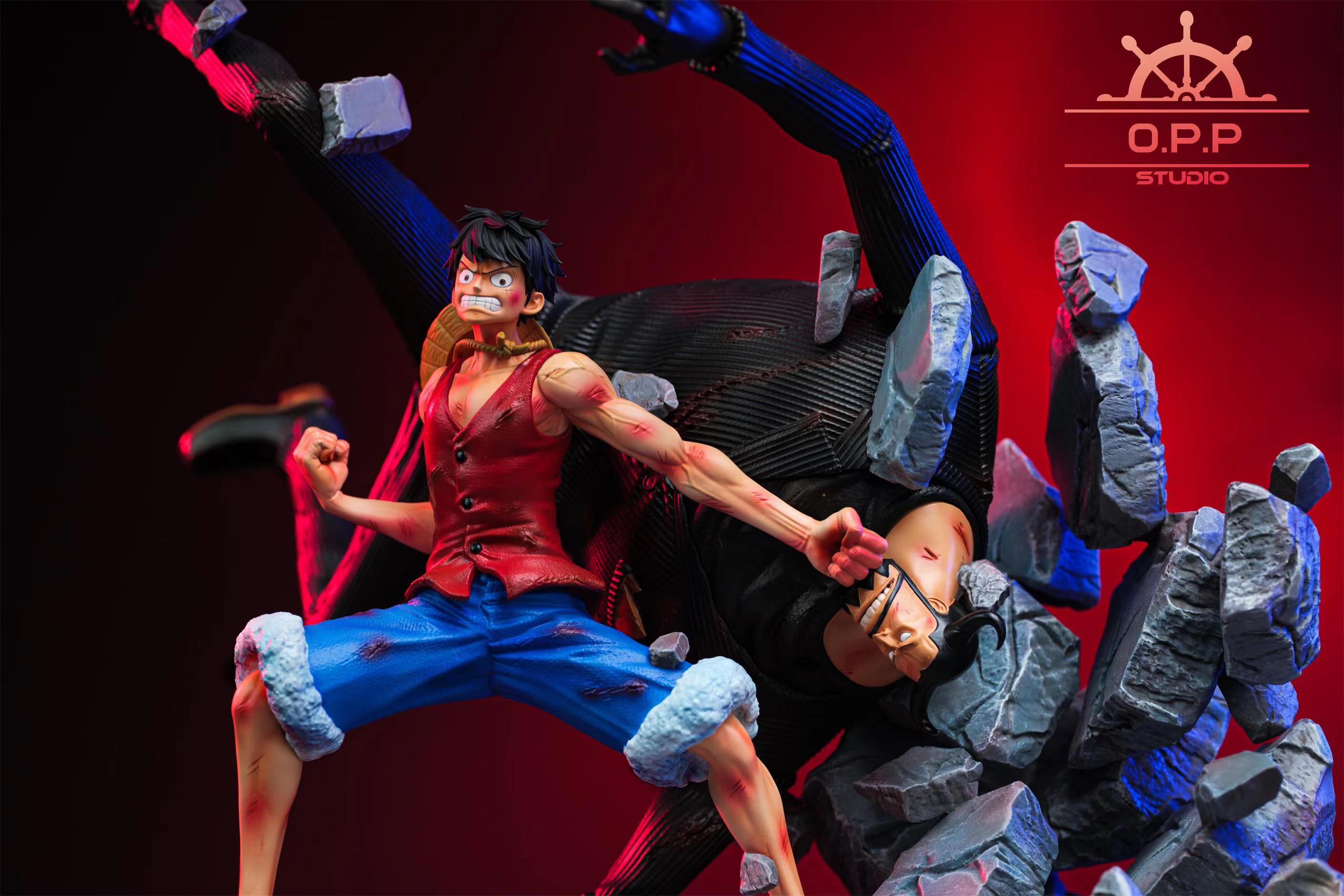 PRE-ORDER OPPS Studio One Piece Monkey D Luffy VS Blueno POP Statue(GK)