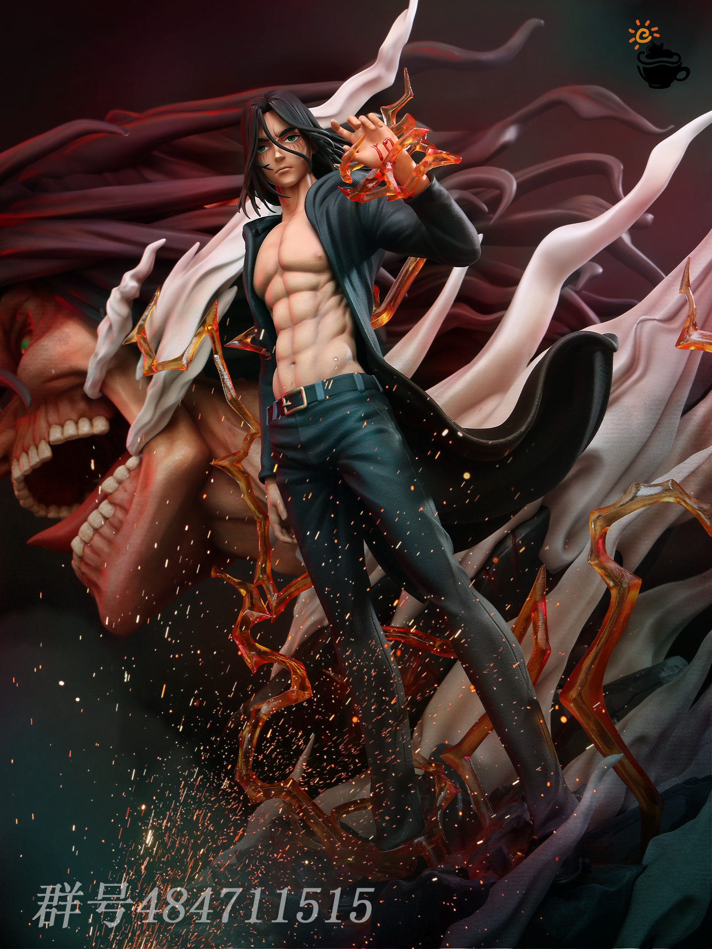 PRE-ORDER Fei Mao Ying Ri Studio - Attack on Titan Eren Yeager Statue(GK)