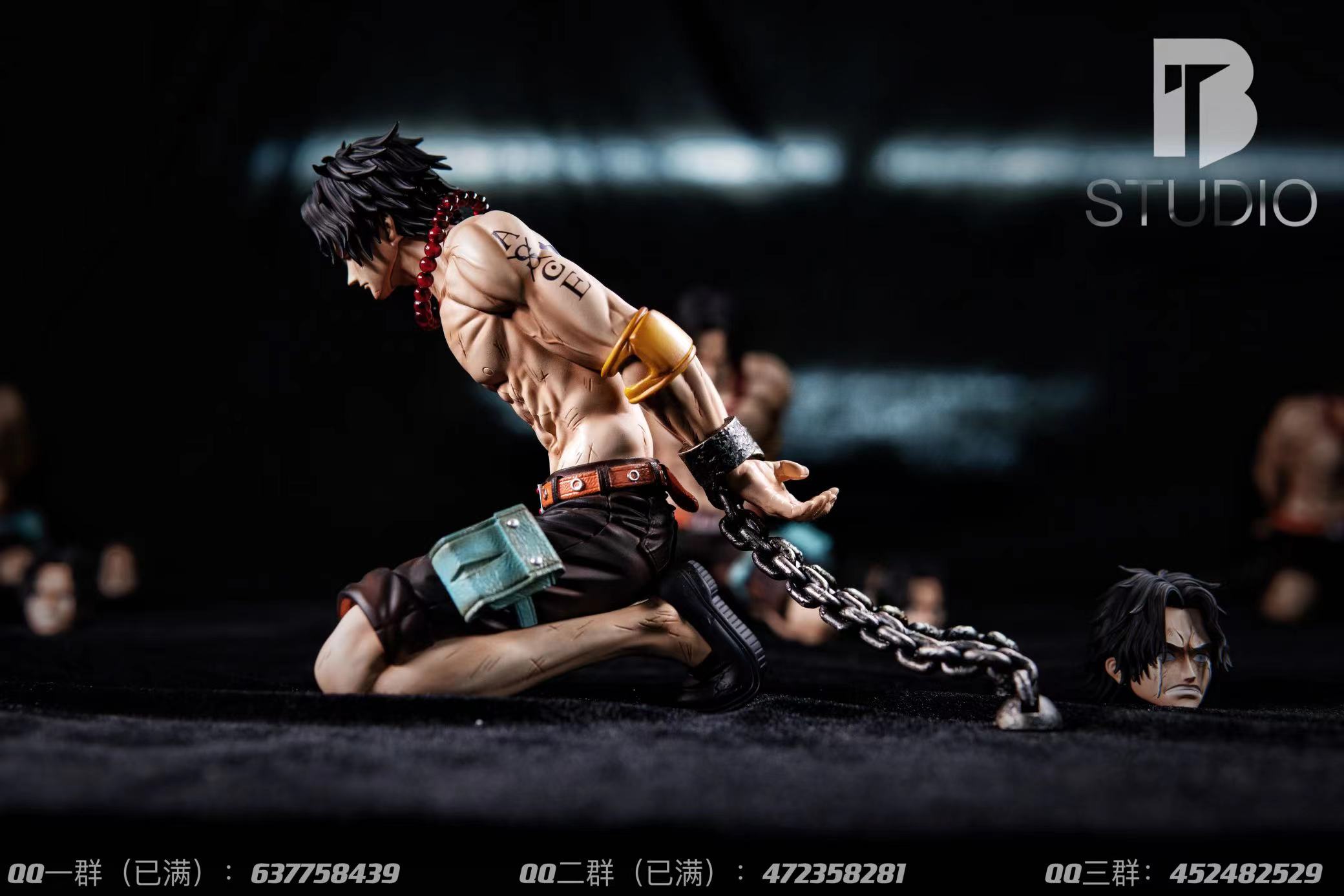 PRE-ORDER BT Studio - One Piece BMarineford Arc Portgas·D·Ace Statue(GK)