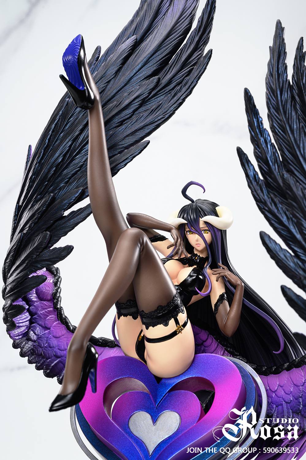 PRE-ORDER Rosa Studio - Overlord Shame of the Succubus Albedo Statue(GK) (Adult 18+)