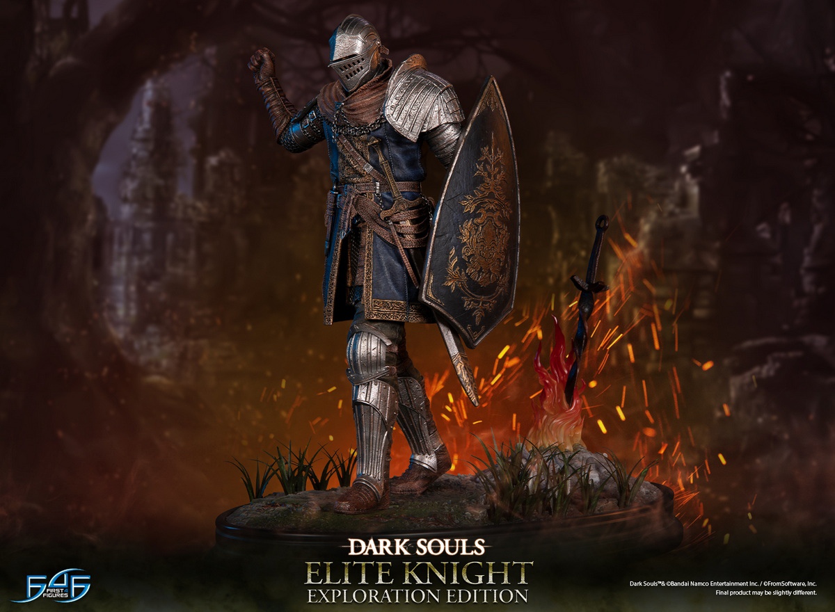 PRE-ORDER First 4 Figures Dark Souls - Elite Knight: Exploration Edition (DSEKSST & DSEKBSTStatue(GK)