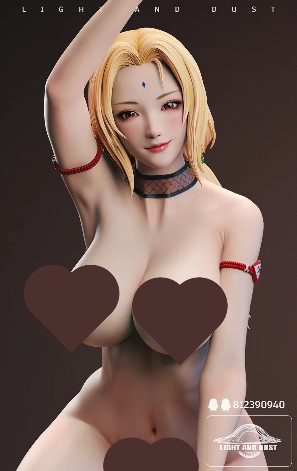 PRE-ORDER Light and Dust studio - Naruto - Hyūga Hinata & Tsunade 1/4 Statue(GK)(Adult 18+)