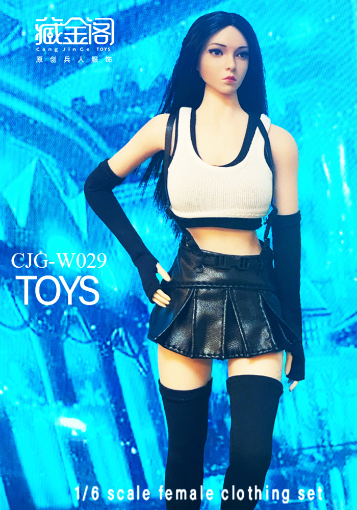 1/6 CJG-W029 Tifa 3.0 Final Fantasy VII Cos clothing for TBL UD action figure