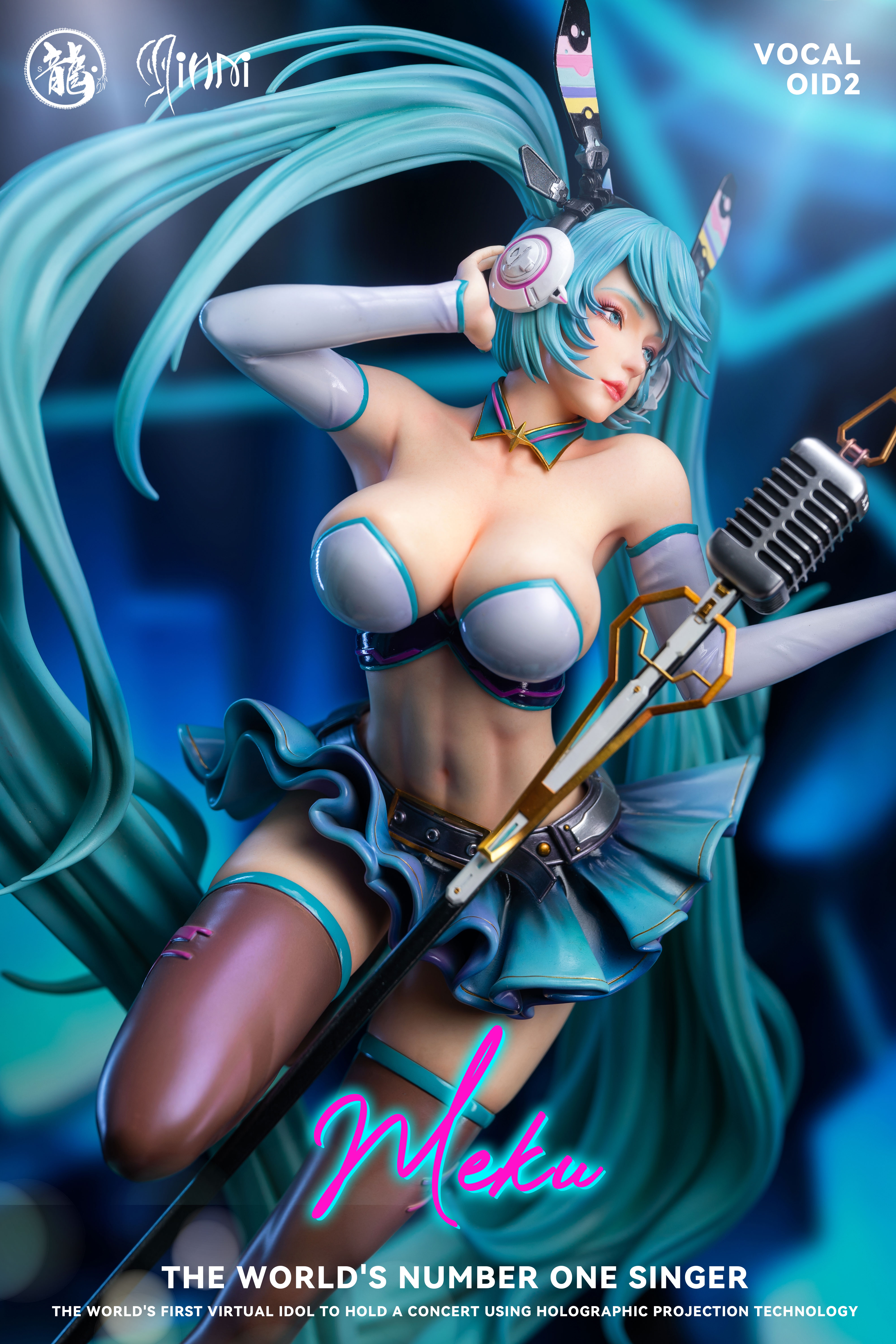 PRE-ORDER Dragon Studio & MIHAI Studio The world's number one singer Hatsune Miku 1/4 Statue(GK)(Adult 18+)