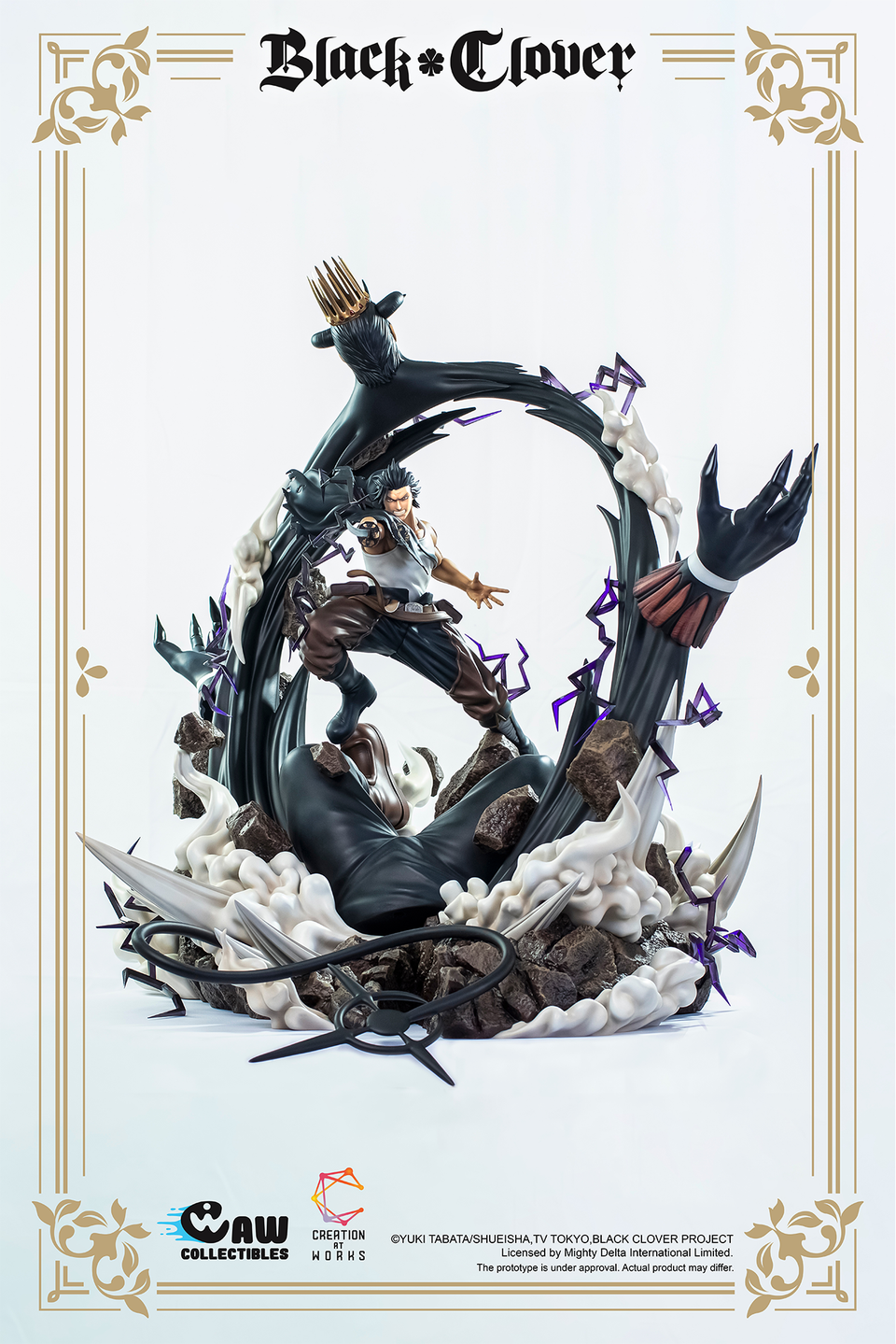PRE-ORDER Creation at works Studio - Black Clover Yami Sukehiro (Licensed) 1/6 Statue(GK)