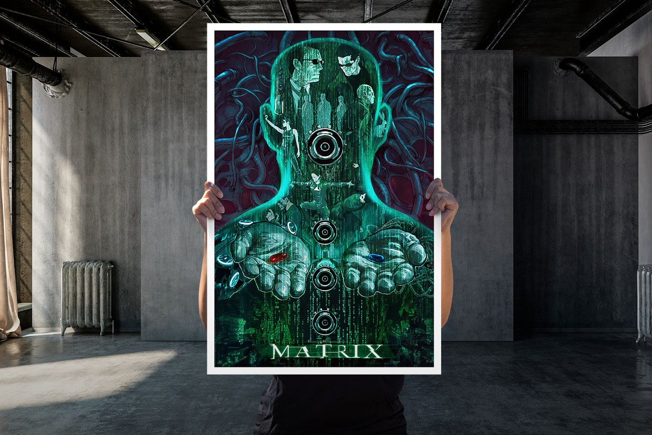 PRE-ORDER Sideshow The Animatrix The Matrix (502107U) Art Print by Richard Luong