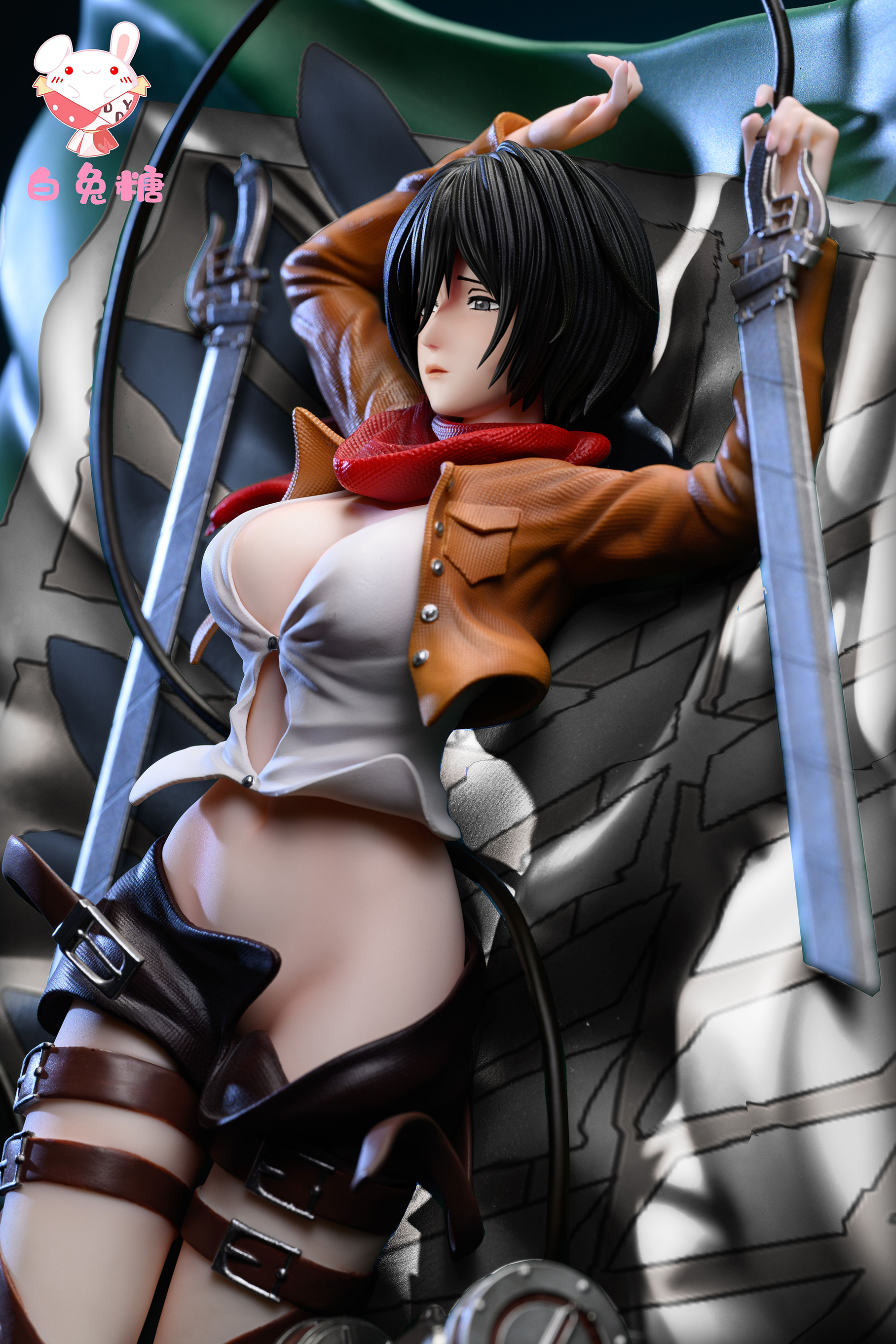 PRE-ORDER BaiTuTang studio - Attack on Titan Sexy Mikasa·Ackerman 1/6 Statue(GK) (Adult 18+)
