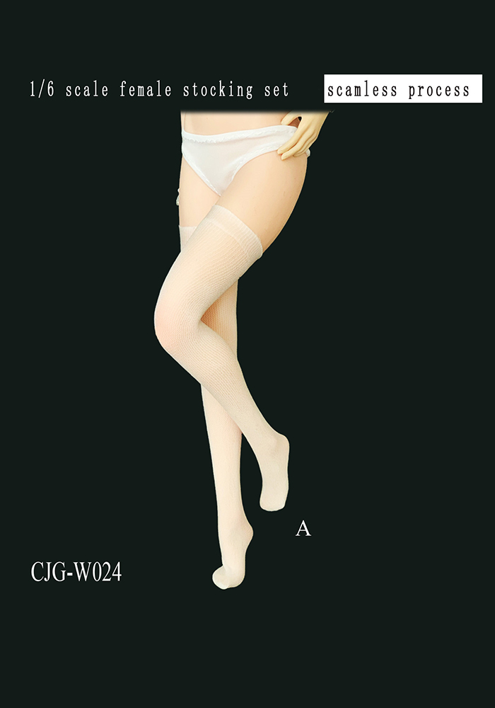 CJG-W024 1/6 Seamless stockings No staining for 12inch female action figure
